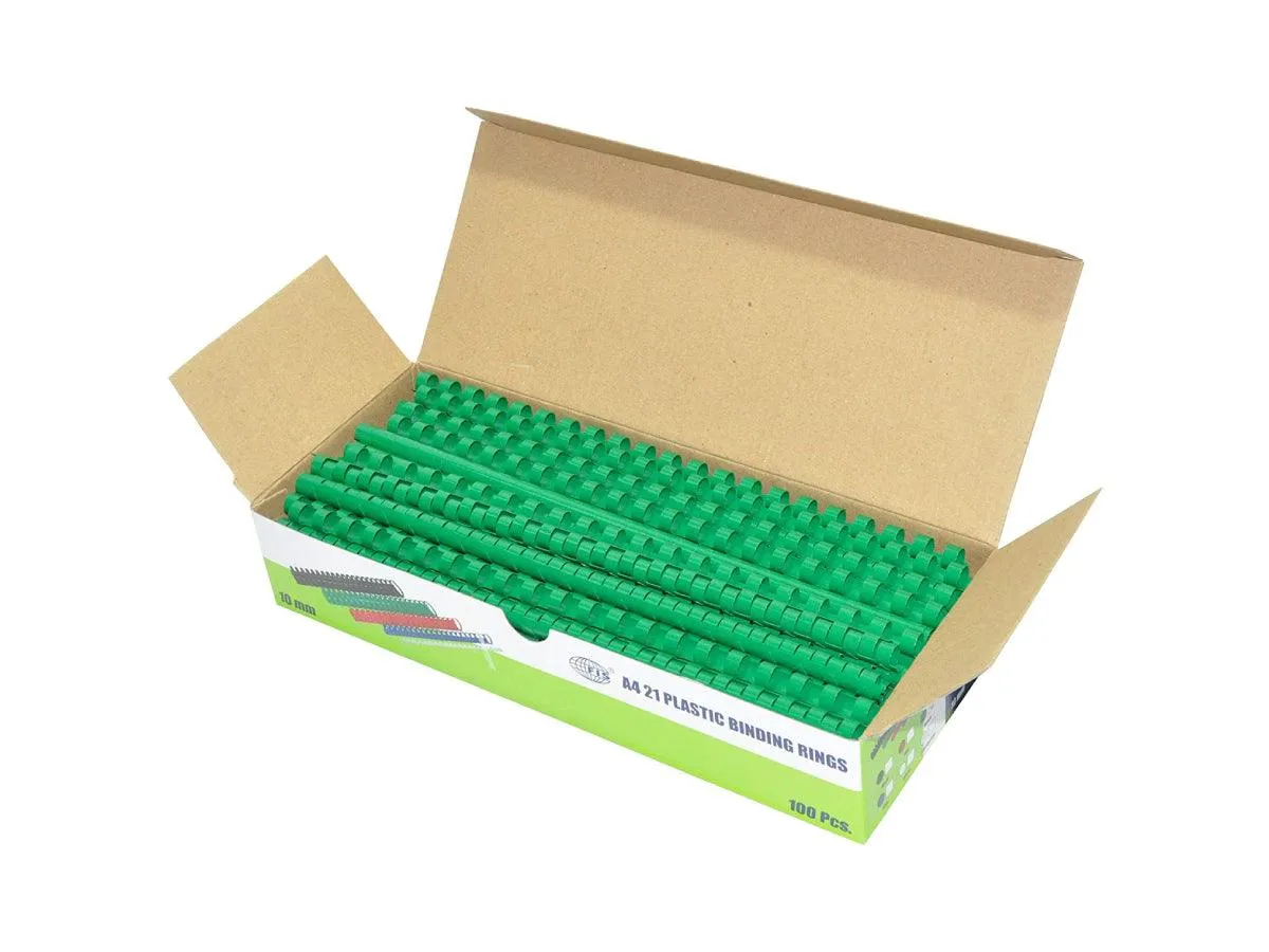 10mm Comb Binding Rings 100/box