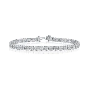 14k Gold & Diamond Tennis Bracelet - 7.17ct