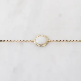 14k Gold Opal Bracelet