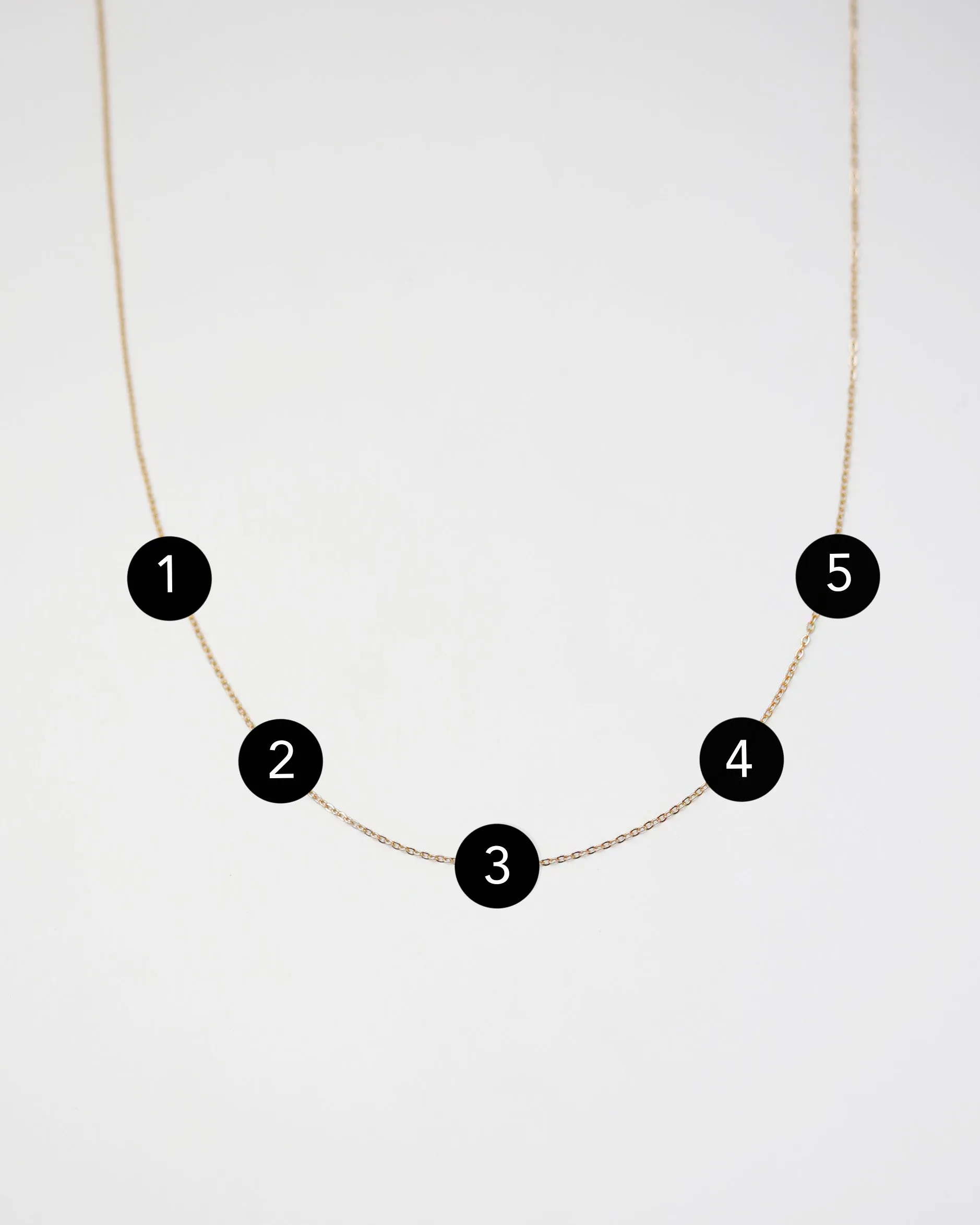 14K Sideway Initial Necklace