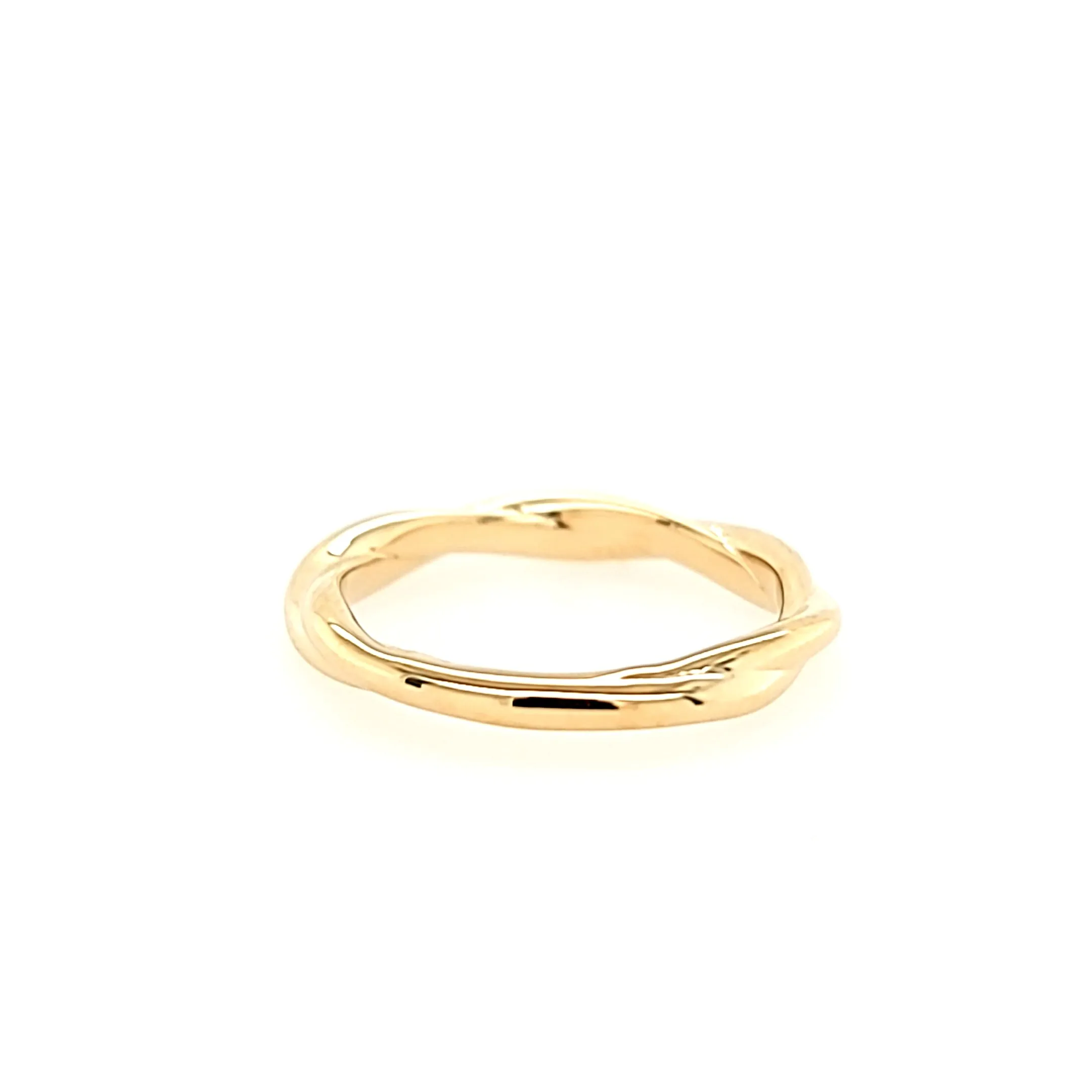 14k Yellow Gold Twist Ring (I8034)