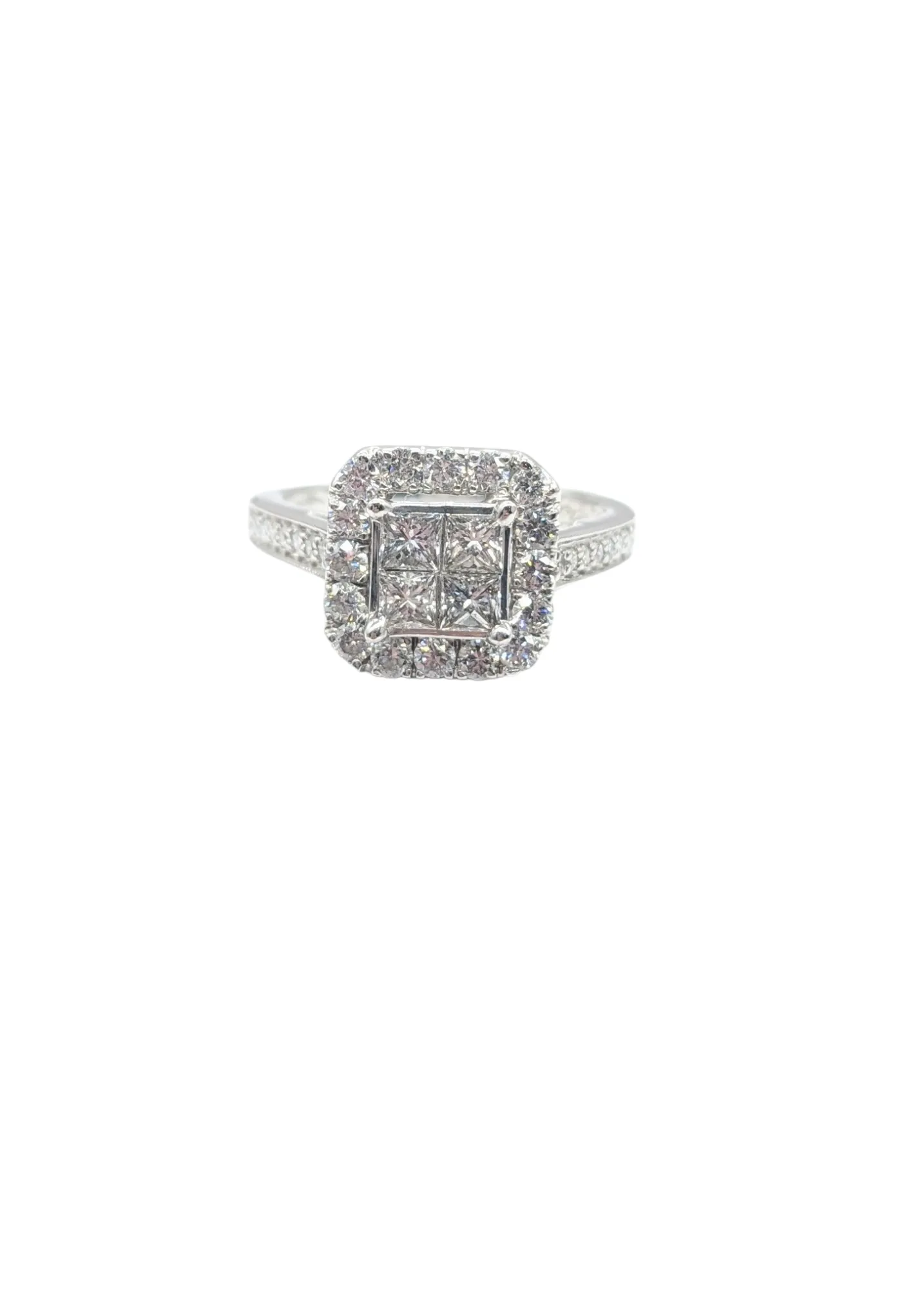 1.5 Carat Quad Diamond Ring