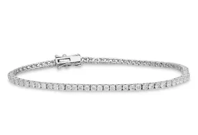 18K Gold and Diamond Tennis Bracelet