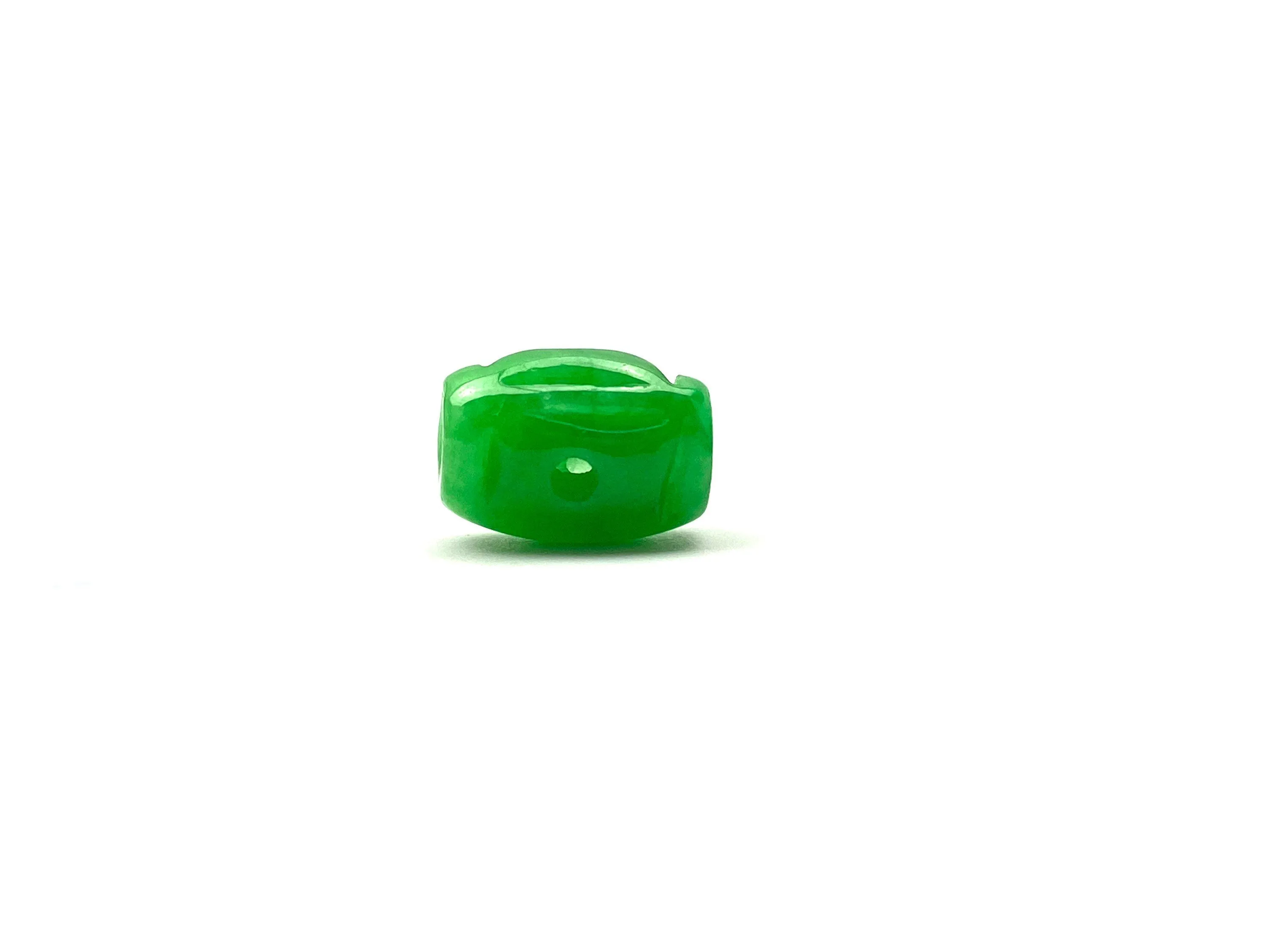 2 hole dyed jade bead, SKU# JP42