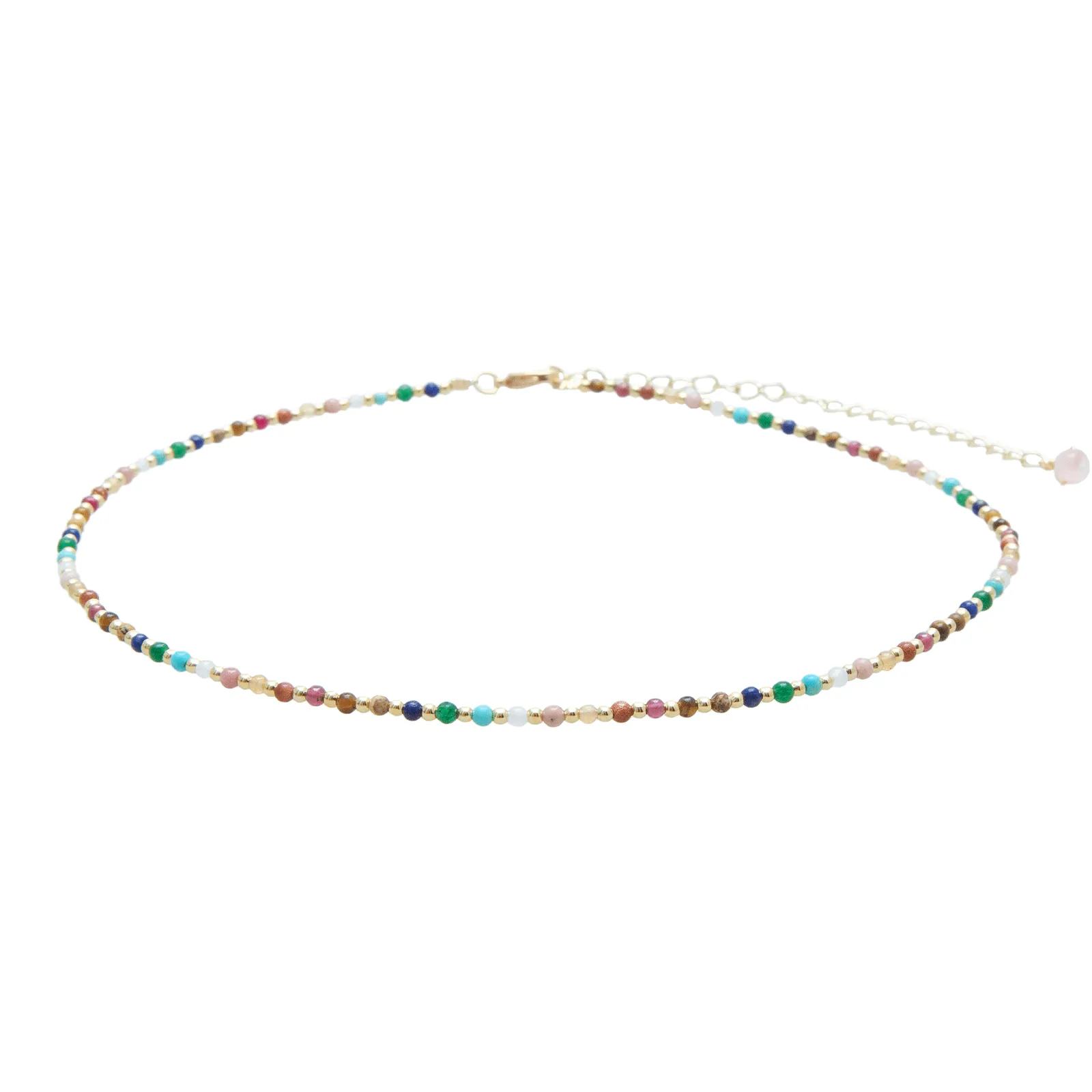 2mm   4mm Master Healer Necklace Stack