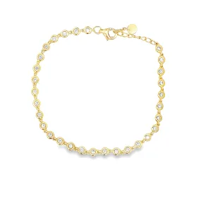 .65ct 14k Gold Diamond Bracelet