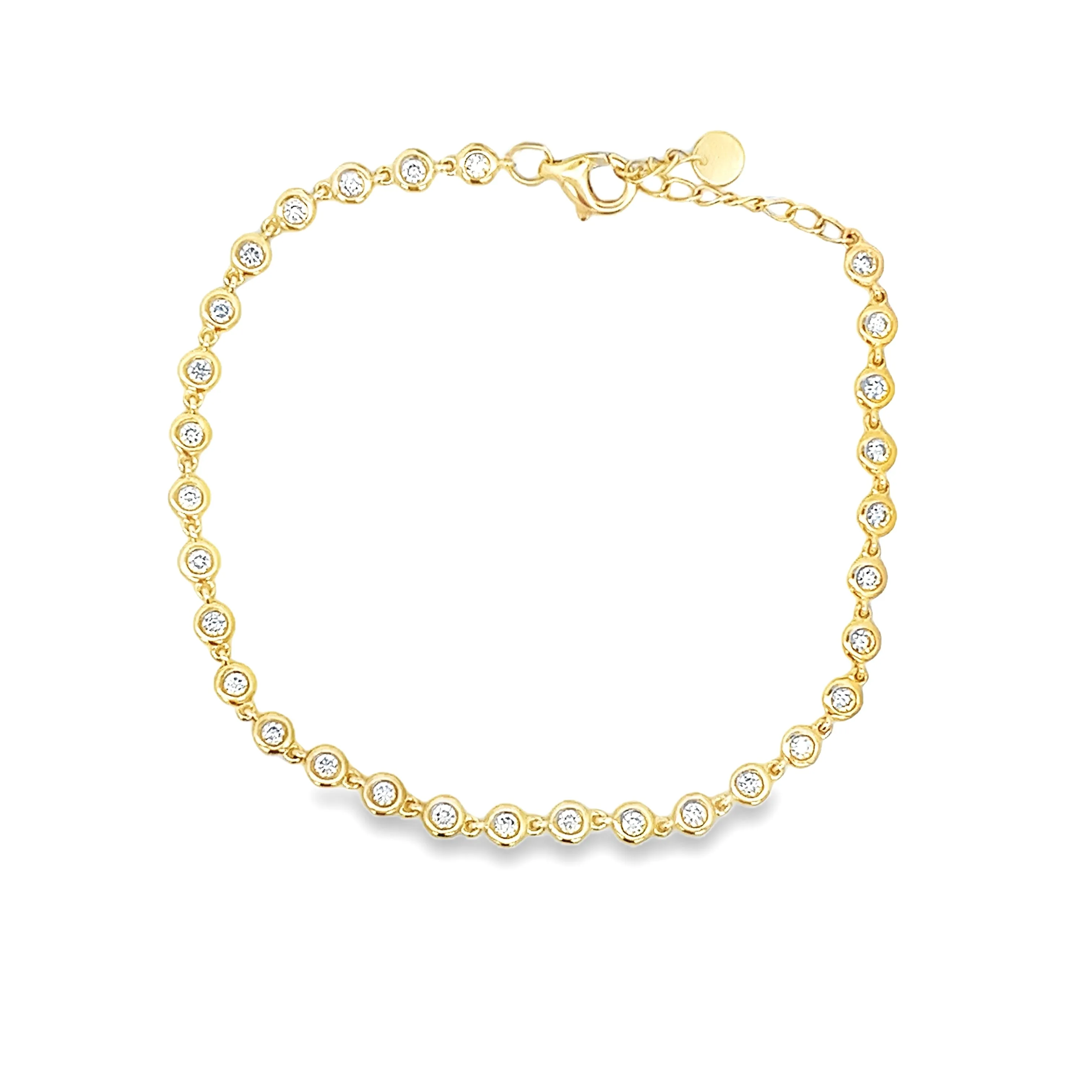 .65ct 14k Gold Diamond Bracelet