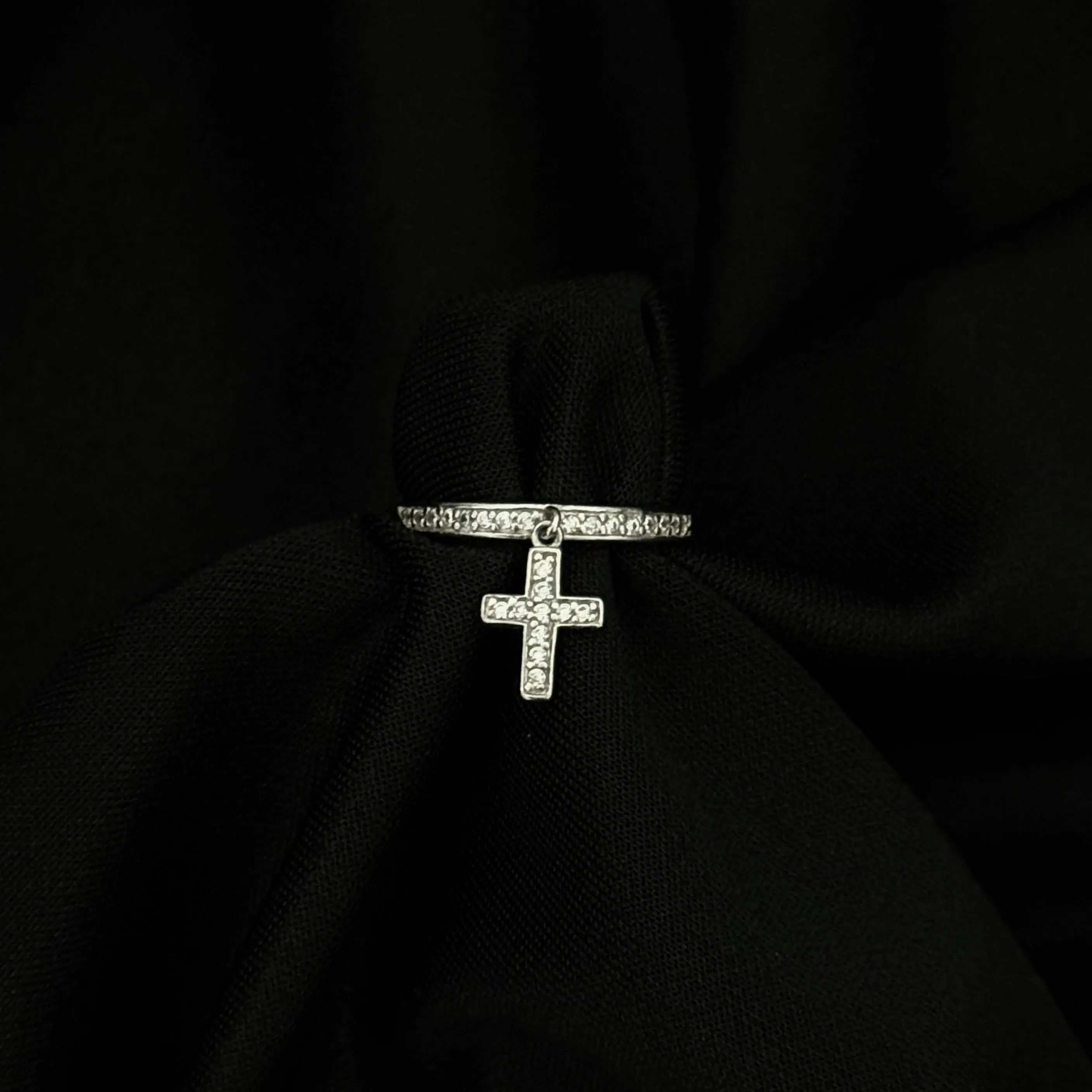 925 Silver Cross Ring