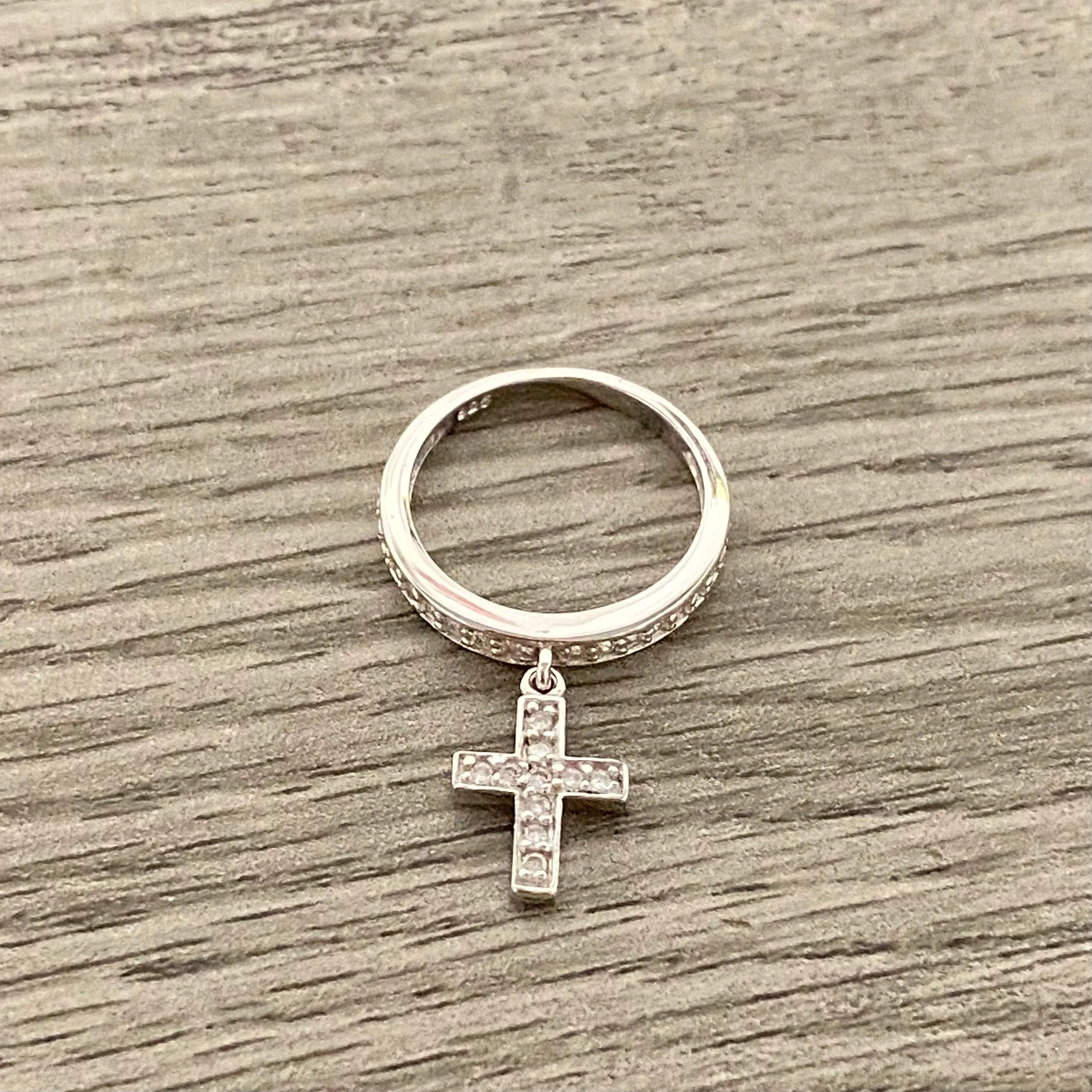 925 Silver Cross Ring