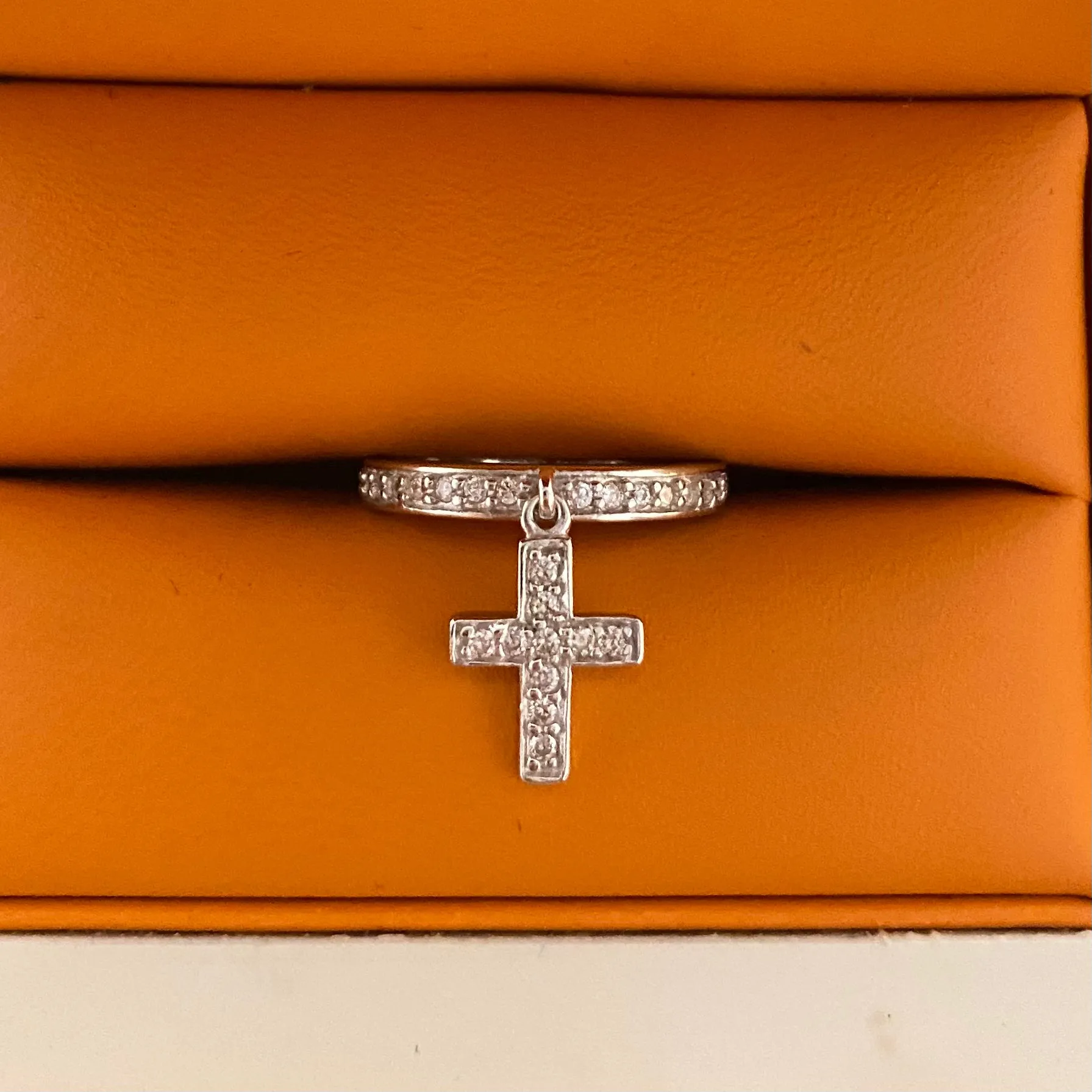 925 Silver Cross Ring