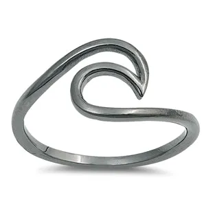 925 Sterling Silver Wave Ring