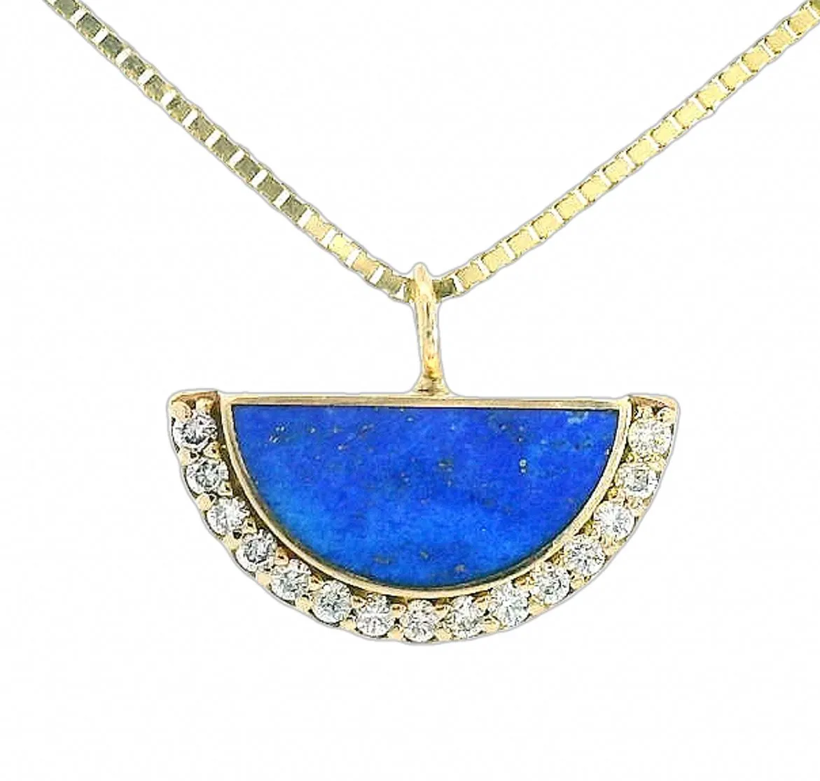 Alba Necklace - Rare Colorado Lapis