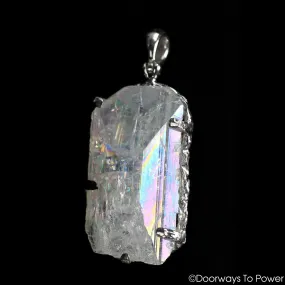 Angel Aura Quartz Danburite Synergy 12 Crystal Pendant