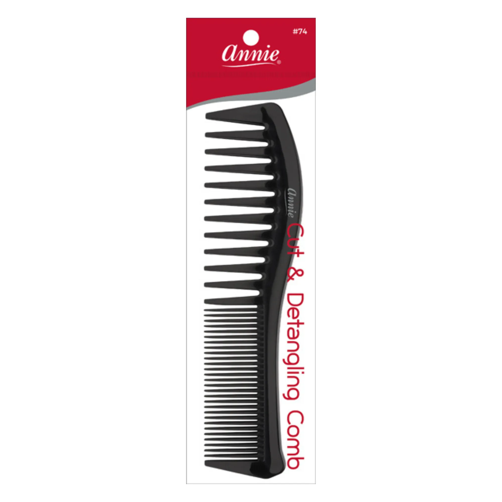 Annie Cut & Detangle Comb Black