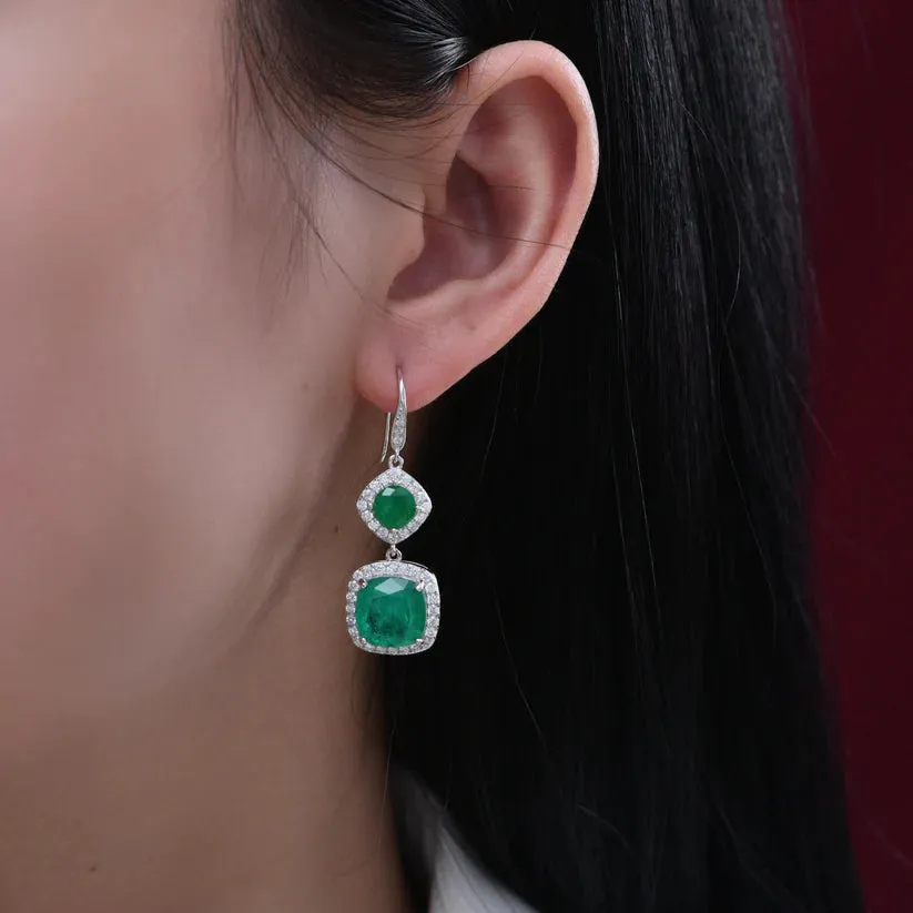 Arabella 22 Jade Green Earrings