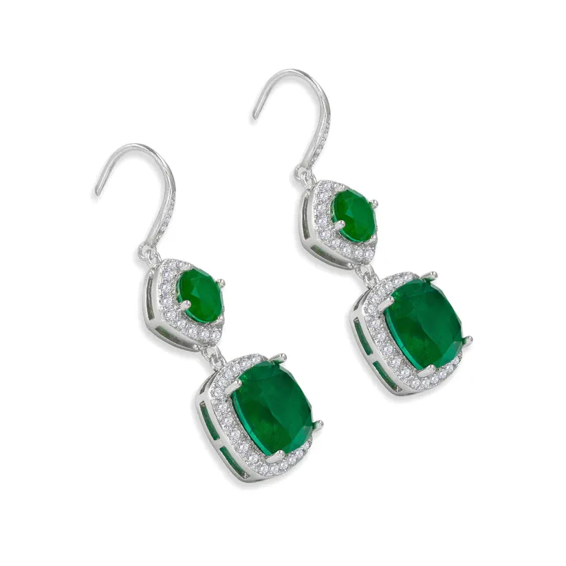 Arabella 22 Jade Green Earrings