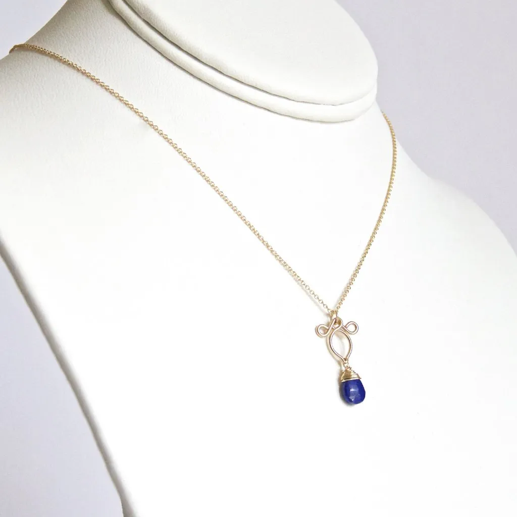 Arabella - Lapis Lazuli, 14k Gold Filled Necklace