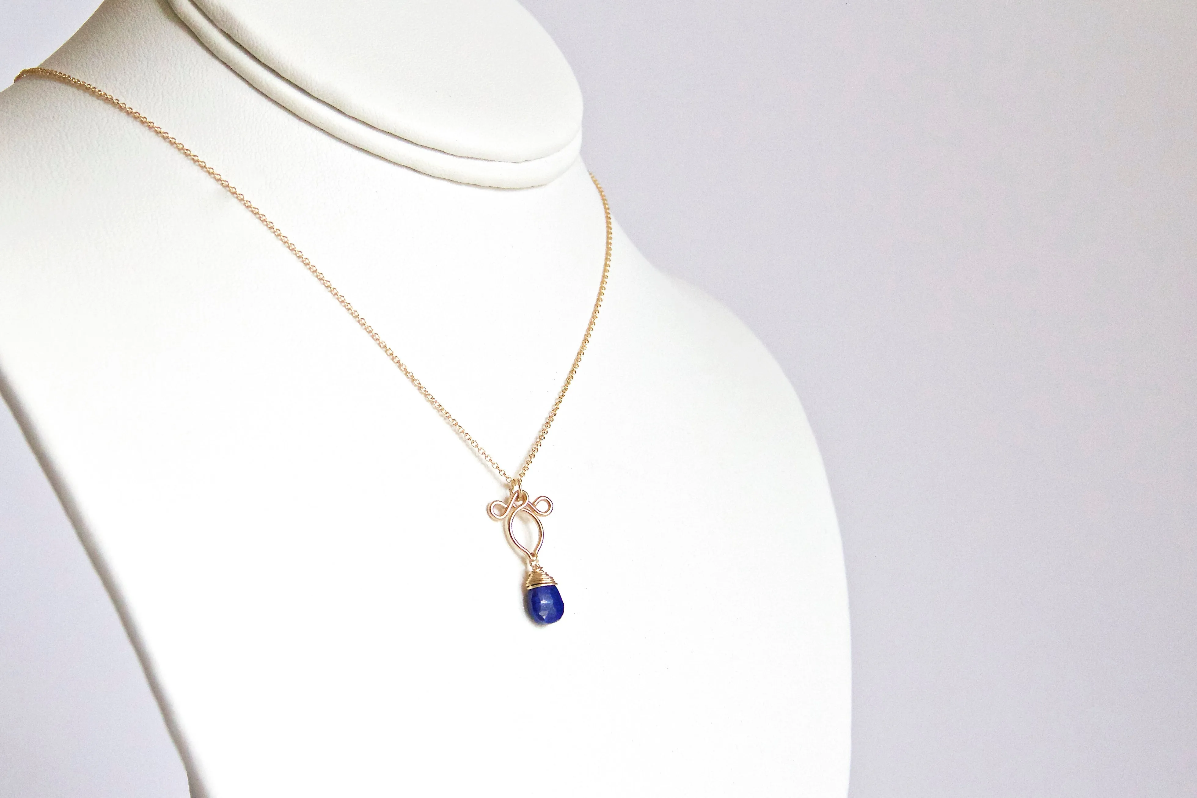 Arabella - Lapis Lazuli, 14k Gold Filled Necklace