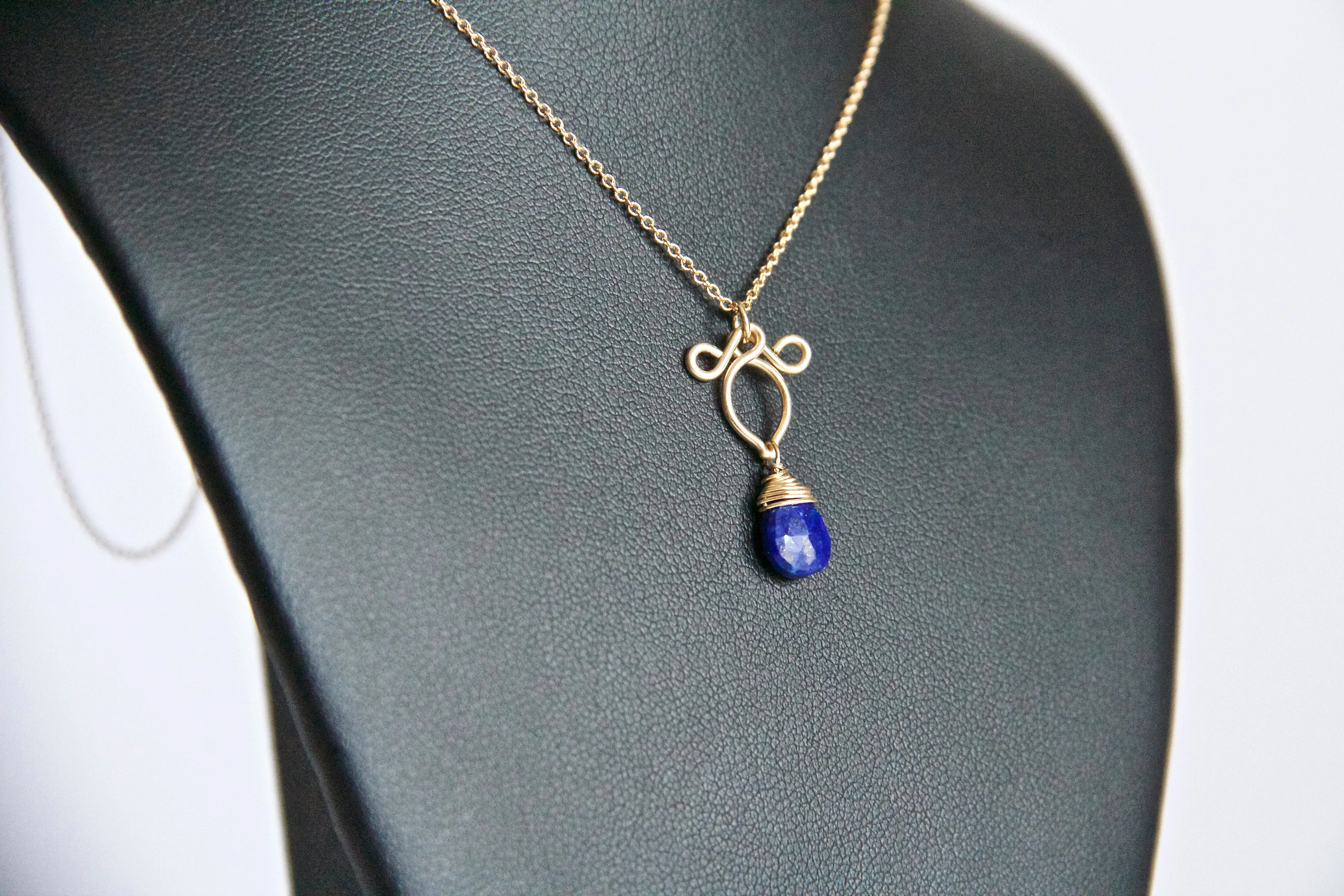 Arabella - Lapis Lazuli, 14k Gold Filled Necklace