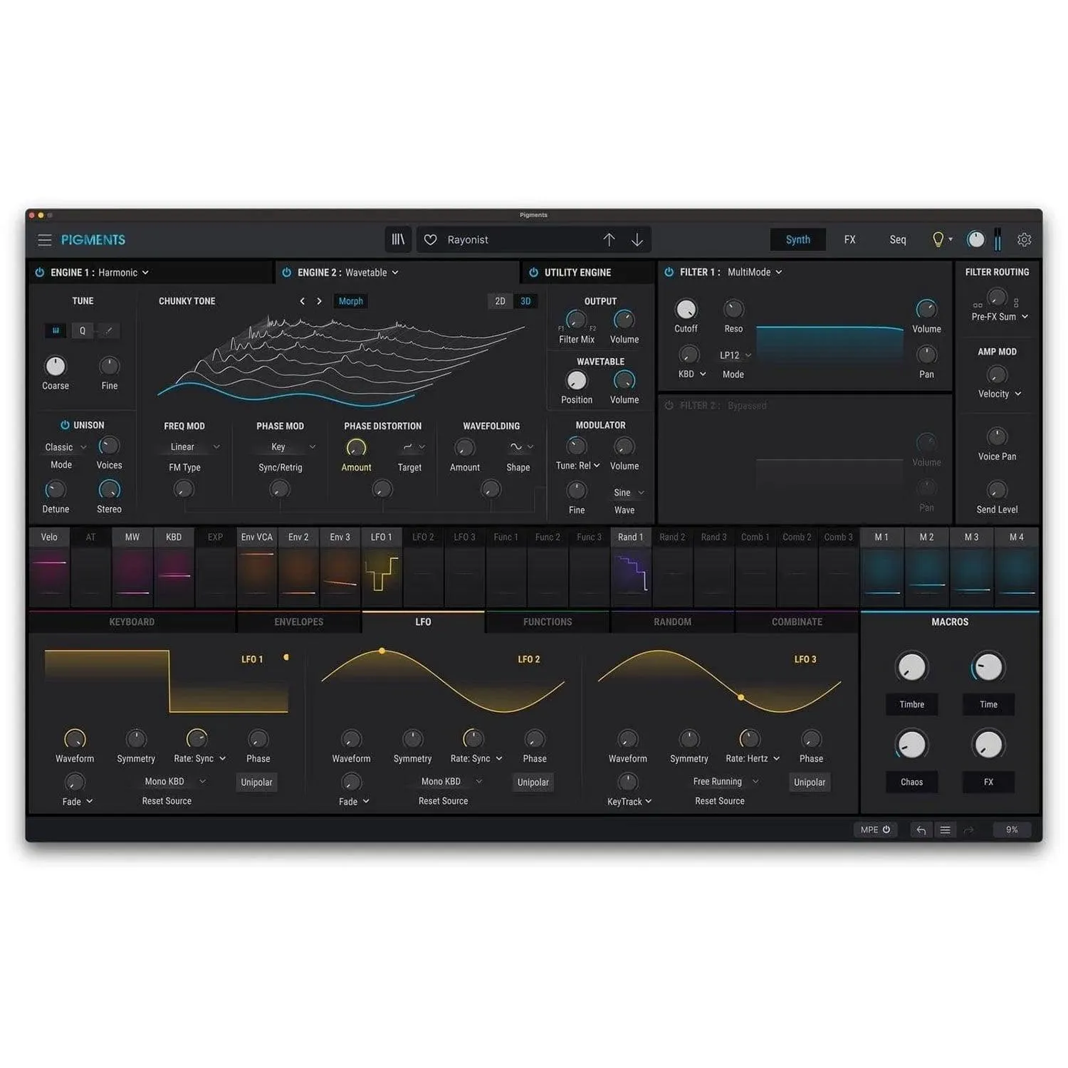 Arturia Pigments 3 - Polychrome Software Synthesizer