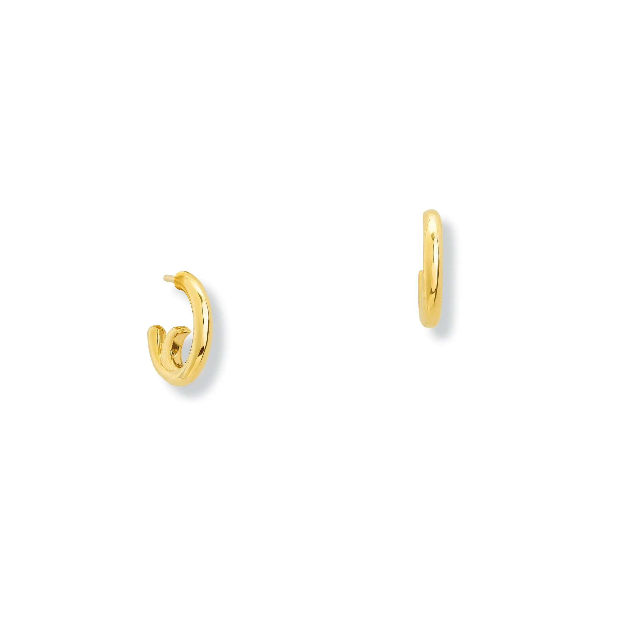 Astrea Hoop Earrings Yellow Gold