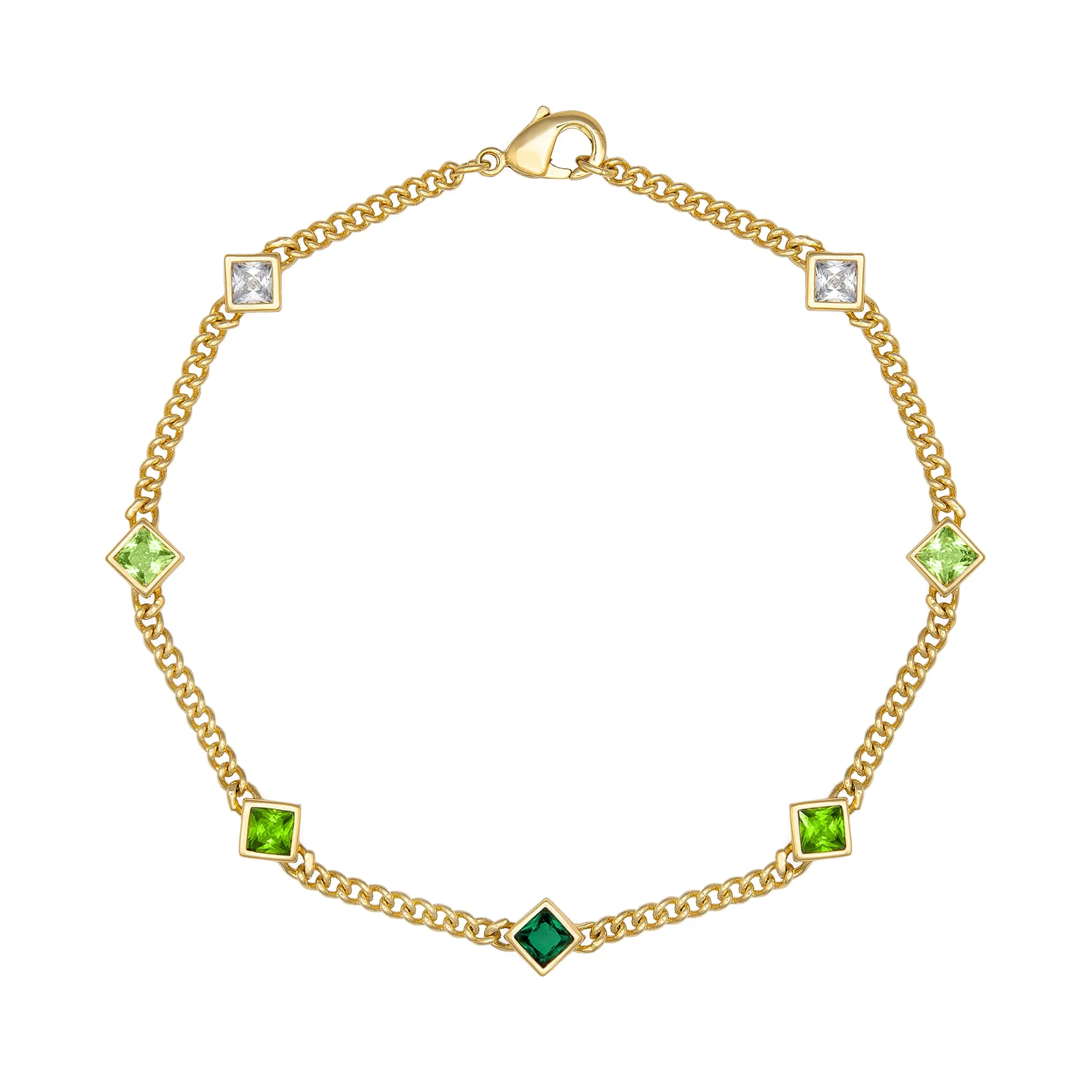 Aura Anklet - Green