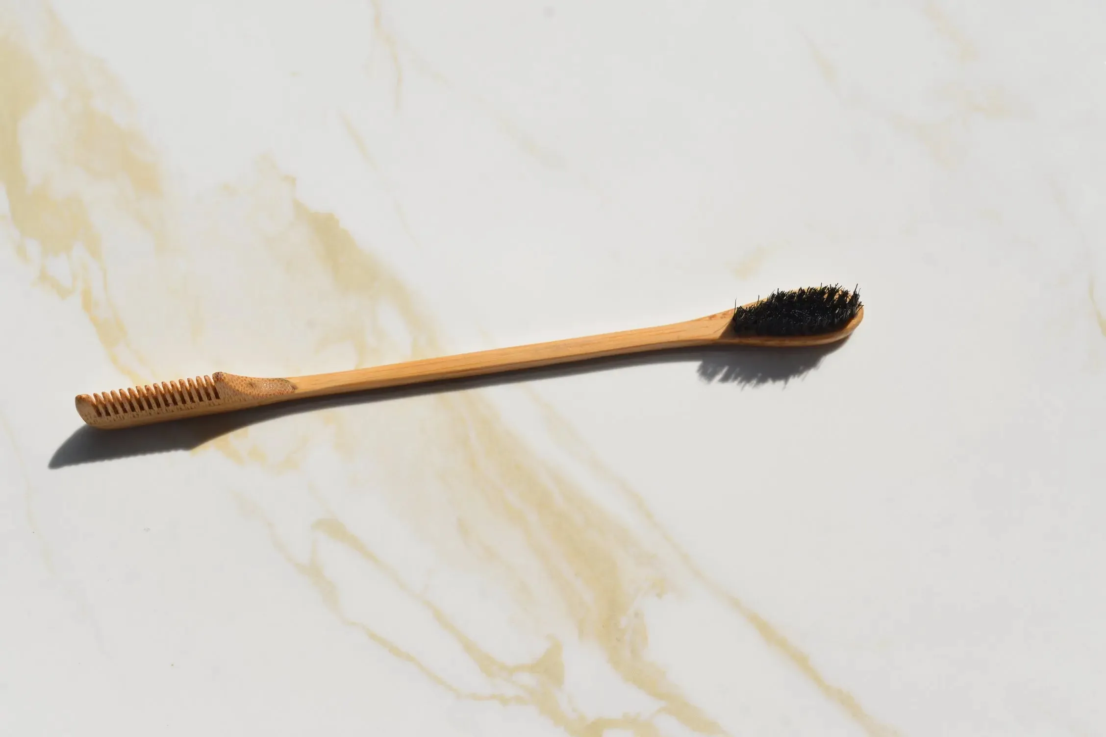 Bamboo Edge Comb & Brush