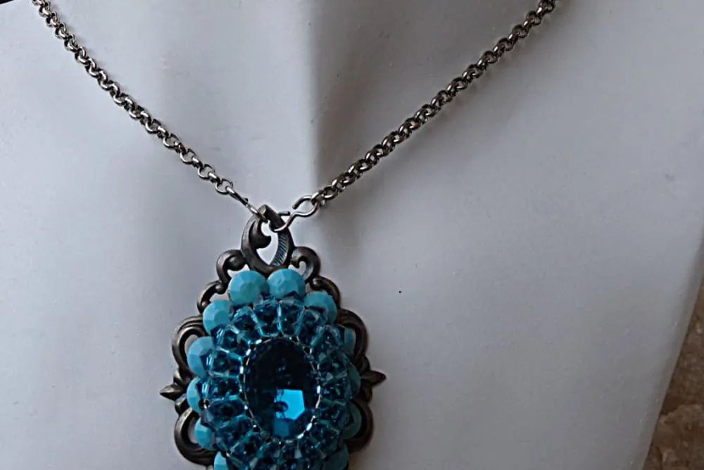 Bead Crochet pendant