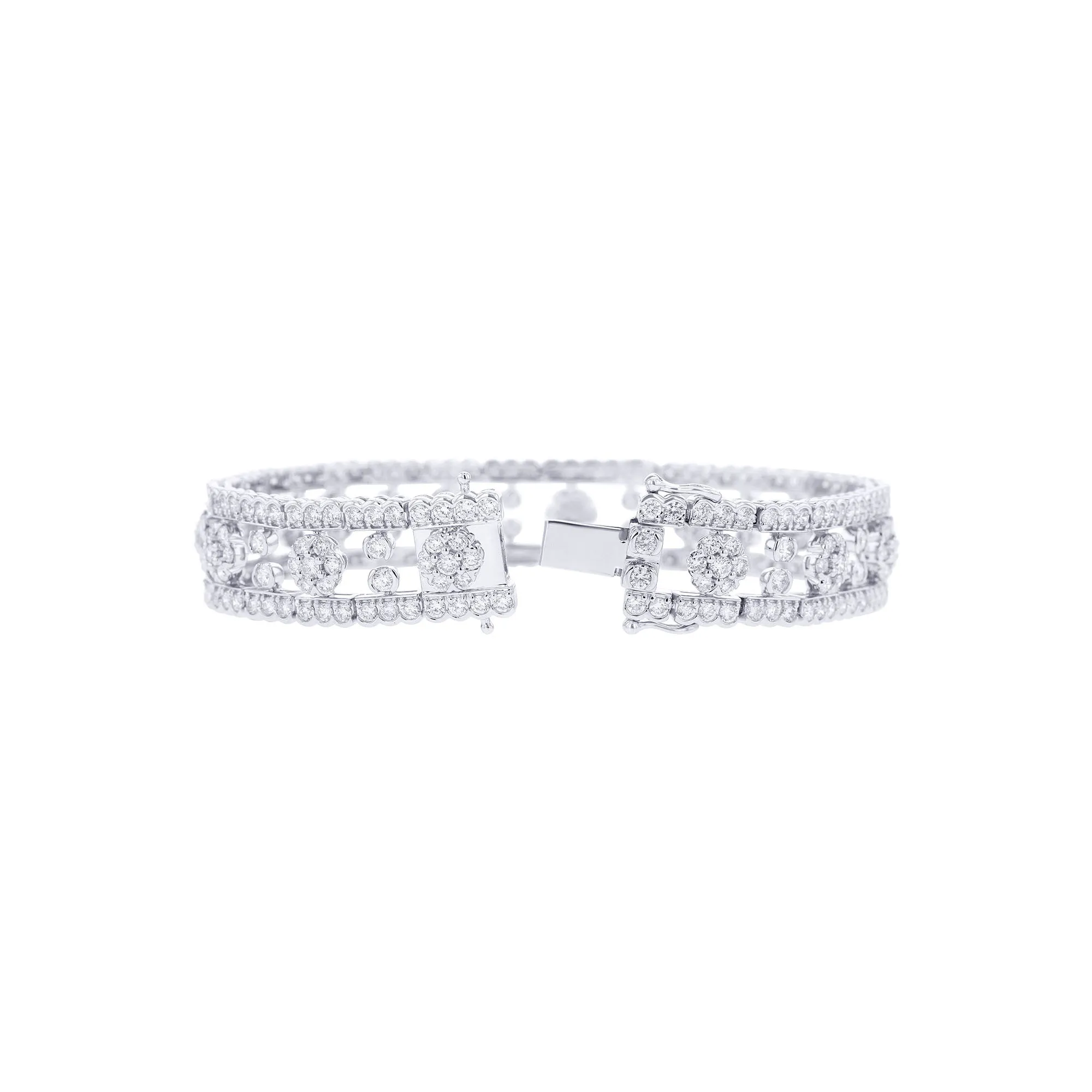 Bellissima Floral Diamond Bracelet