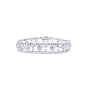 Bellissima Floral Diamond Bracelet