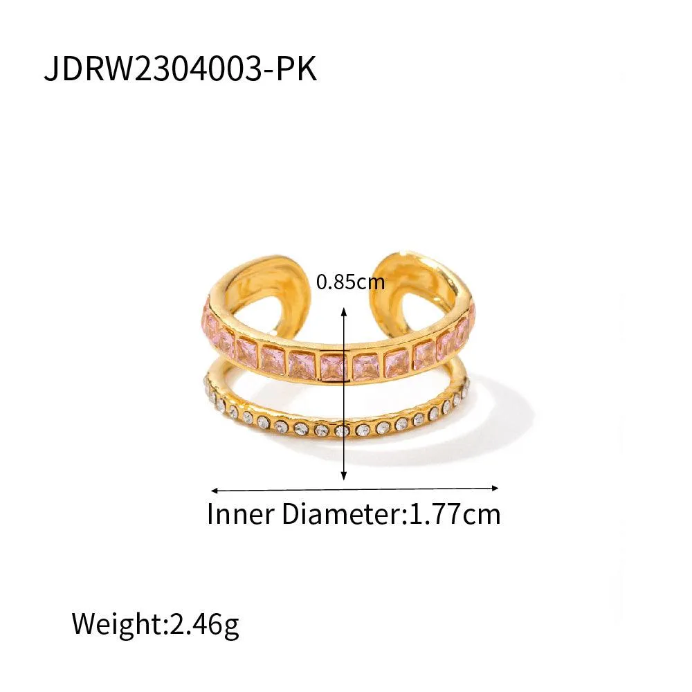 Bhumi Layered Resizable Ring