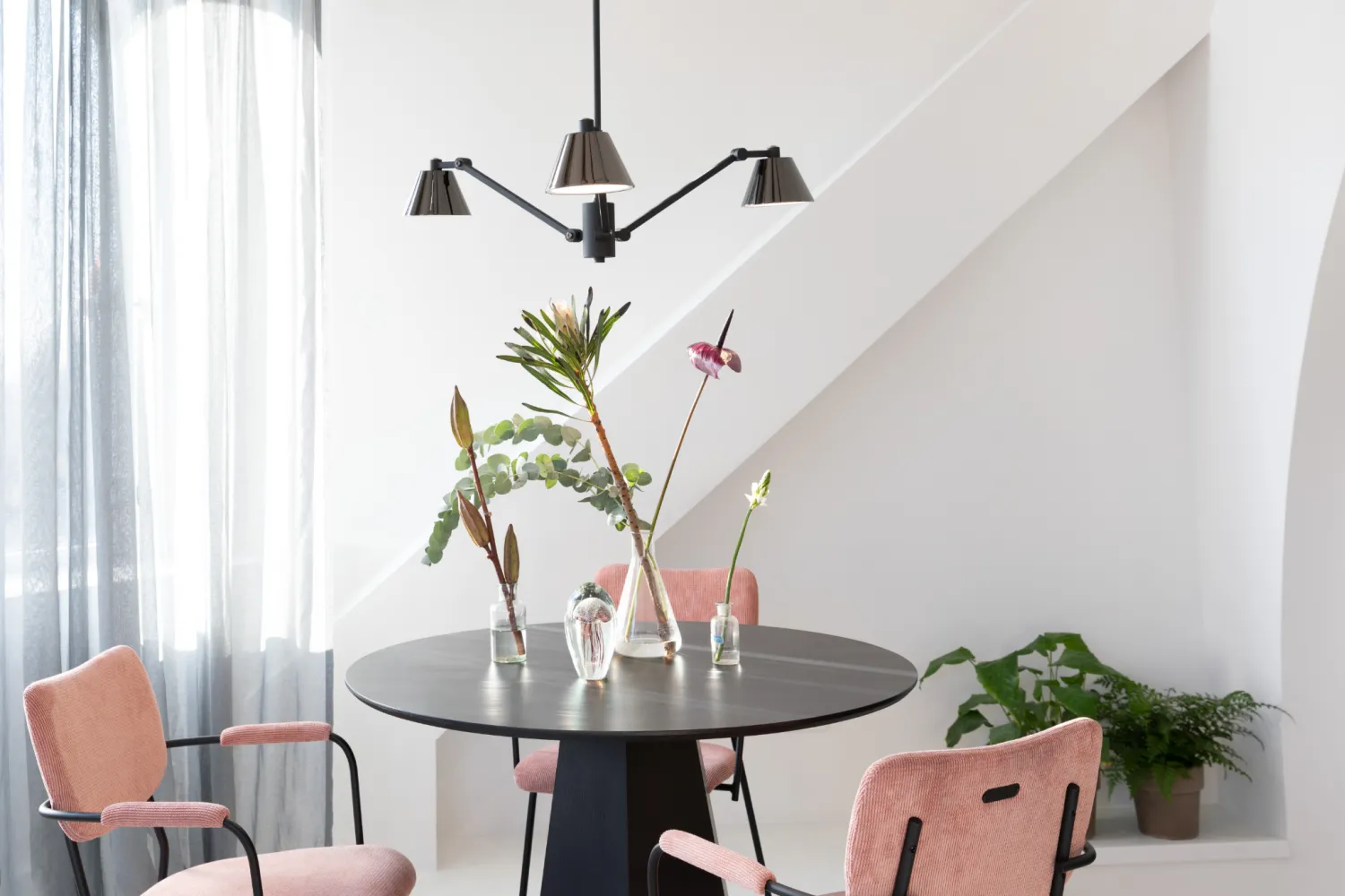 Black 3-Light Pendant Lamp | Zuiver Lub