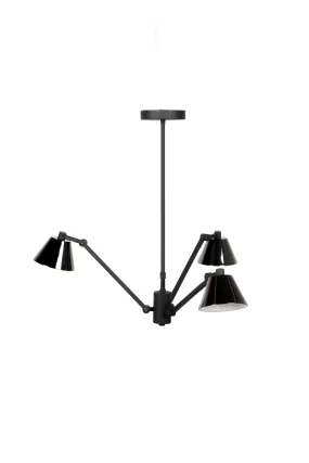 Black 3-Light Pendant Lamp | Zuiver Lub