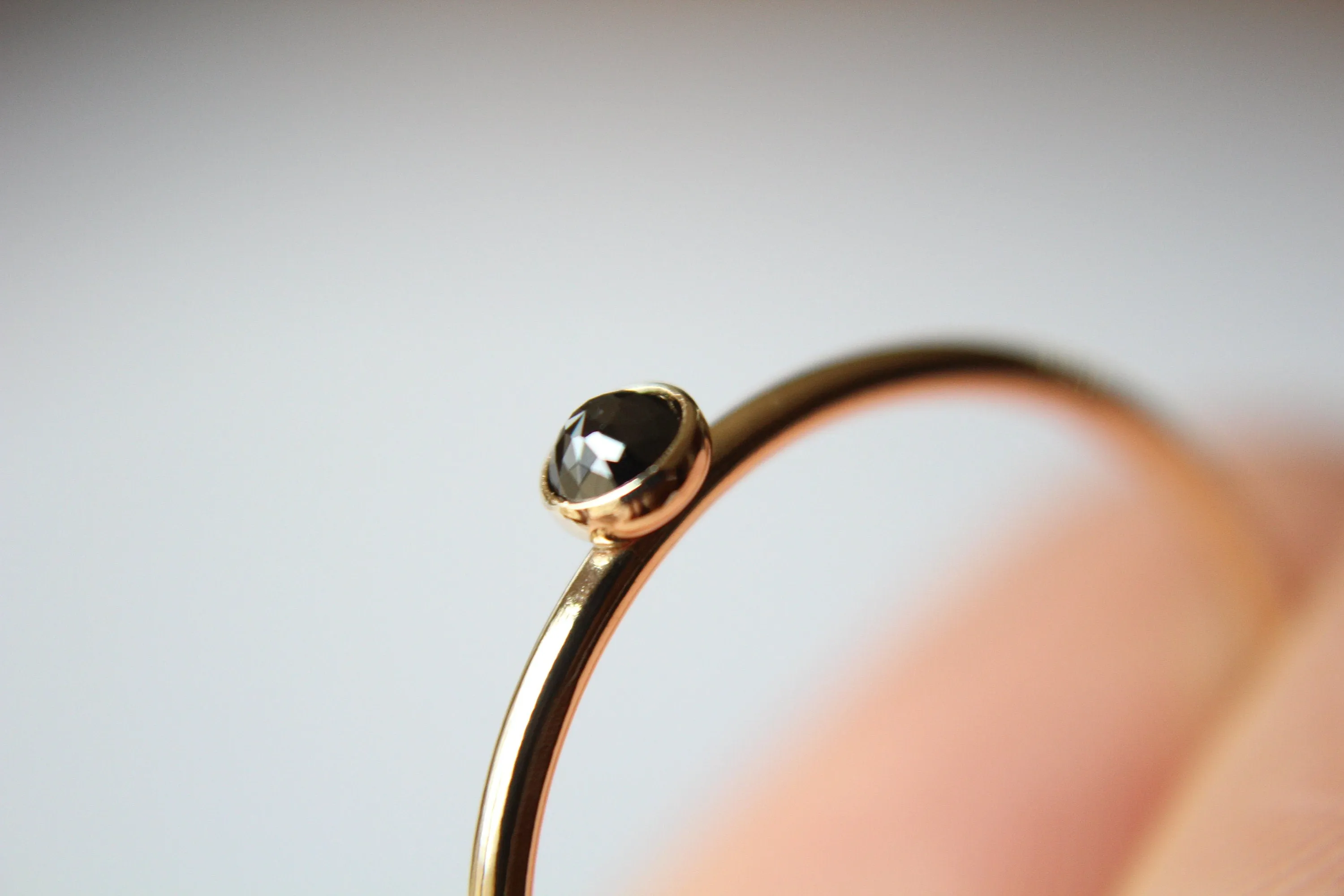 Black Diamond Ring, Genuine Diamond Ring, Black Diamond, Slim Ring, Minimalist Ring, Gift, Gemstone Ring, Tiny Diamond Ring, Diamond Ring