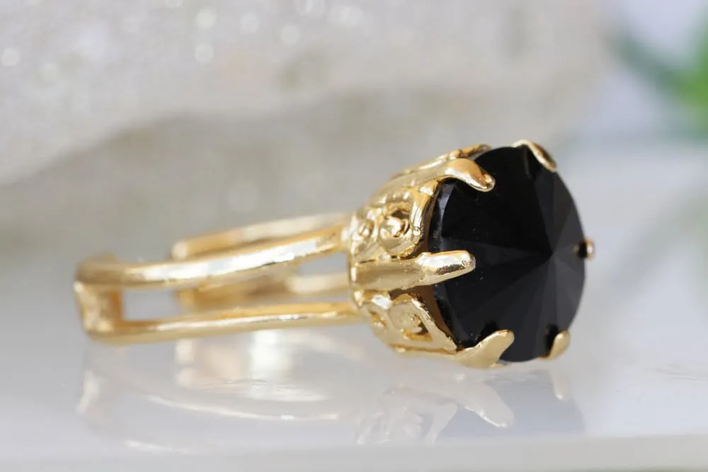 BLACK GOLD RING