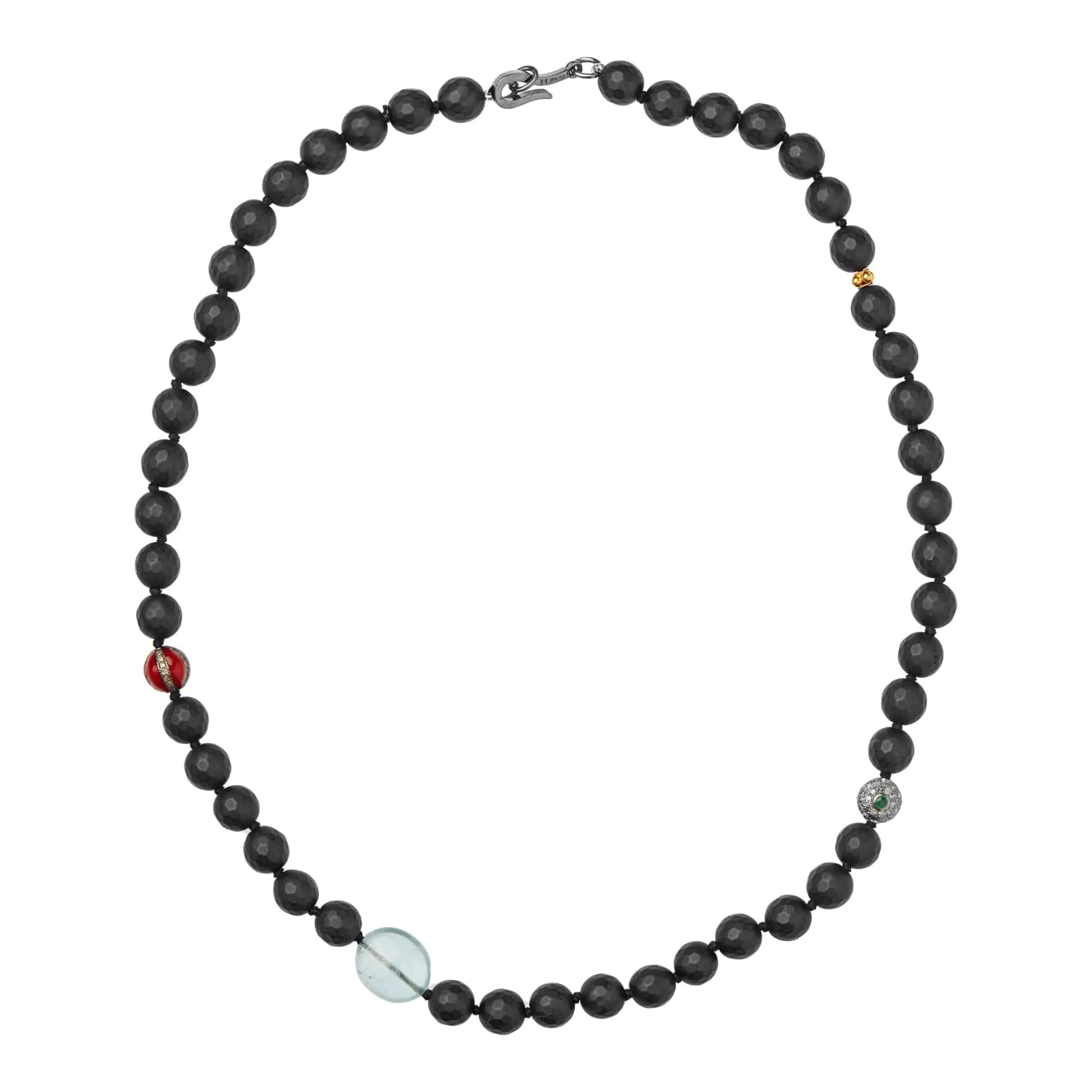 Black Onyx Necklace 31 (45cm)