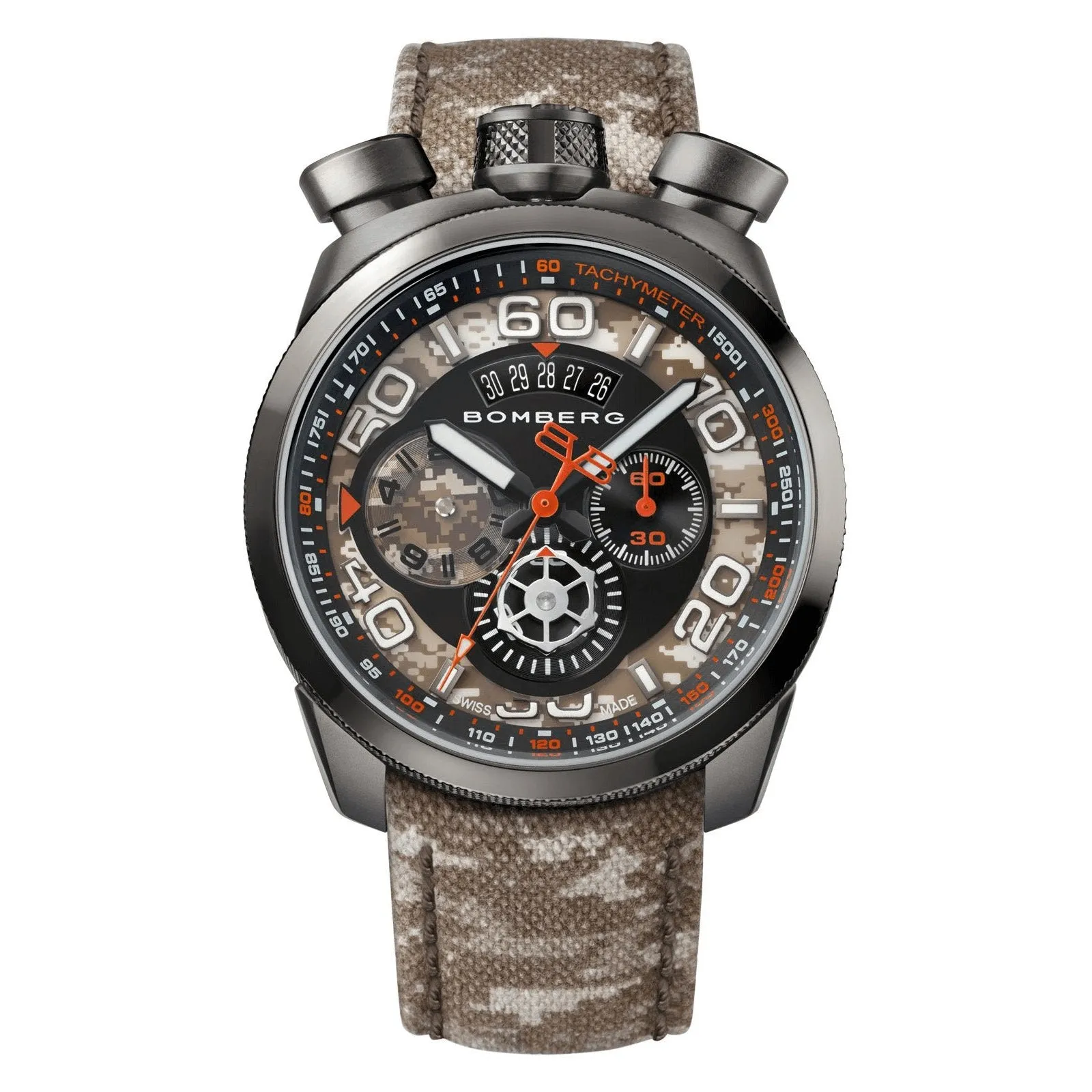 Bomberg Men's Chronograph Watch BOLT-68 Desert Camo Limited Edition BS45CHPGM.018.3