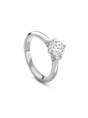 Boodles Brilliance Platinum Diamond Engagement Ring 1 Carat GVS1