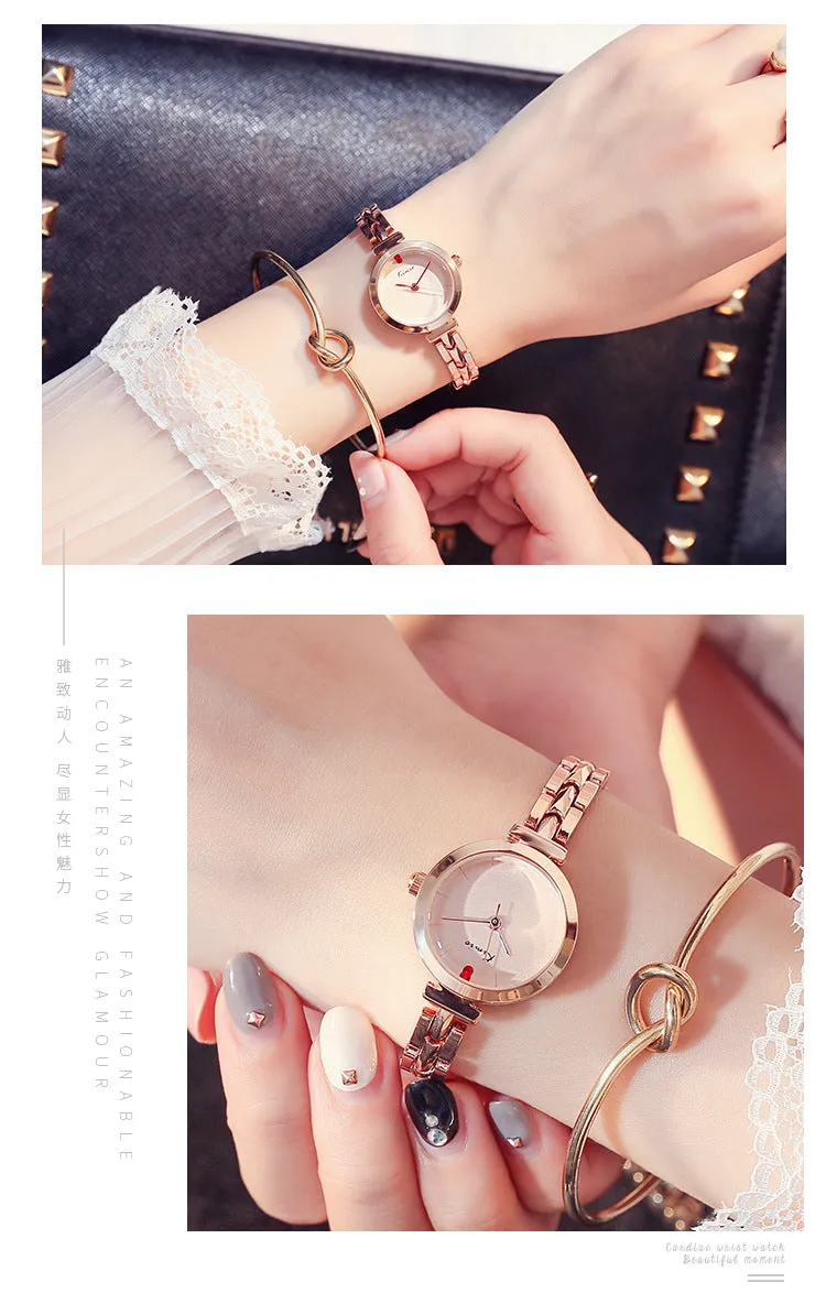 Bracelet simple chain waterproof ladies watch