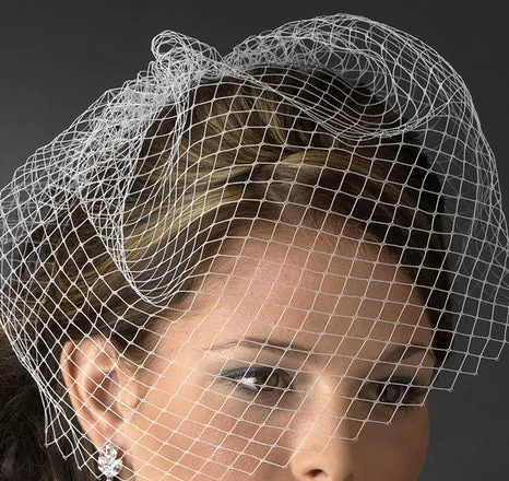 Bridal Birdcage Veil with Comb