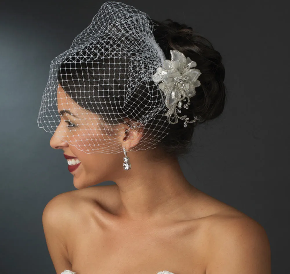 Bridal Birdcage Veil with Comb