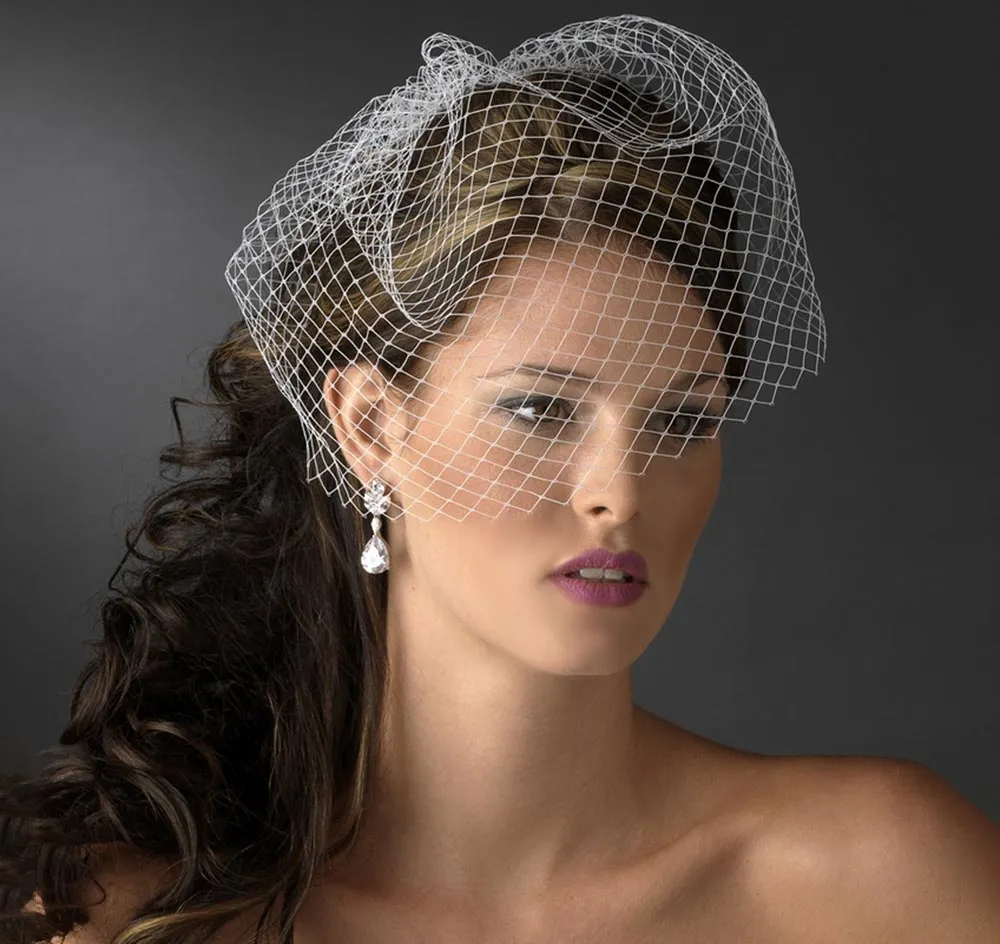 Bridal Birdcage Veil with Comb