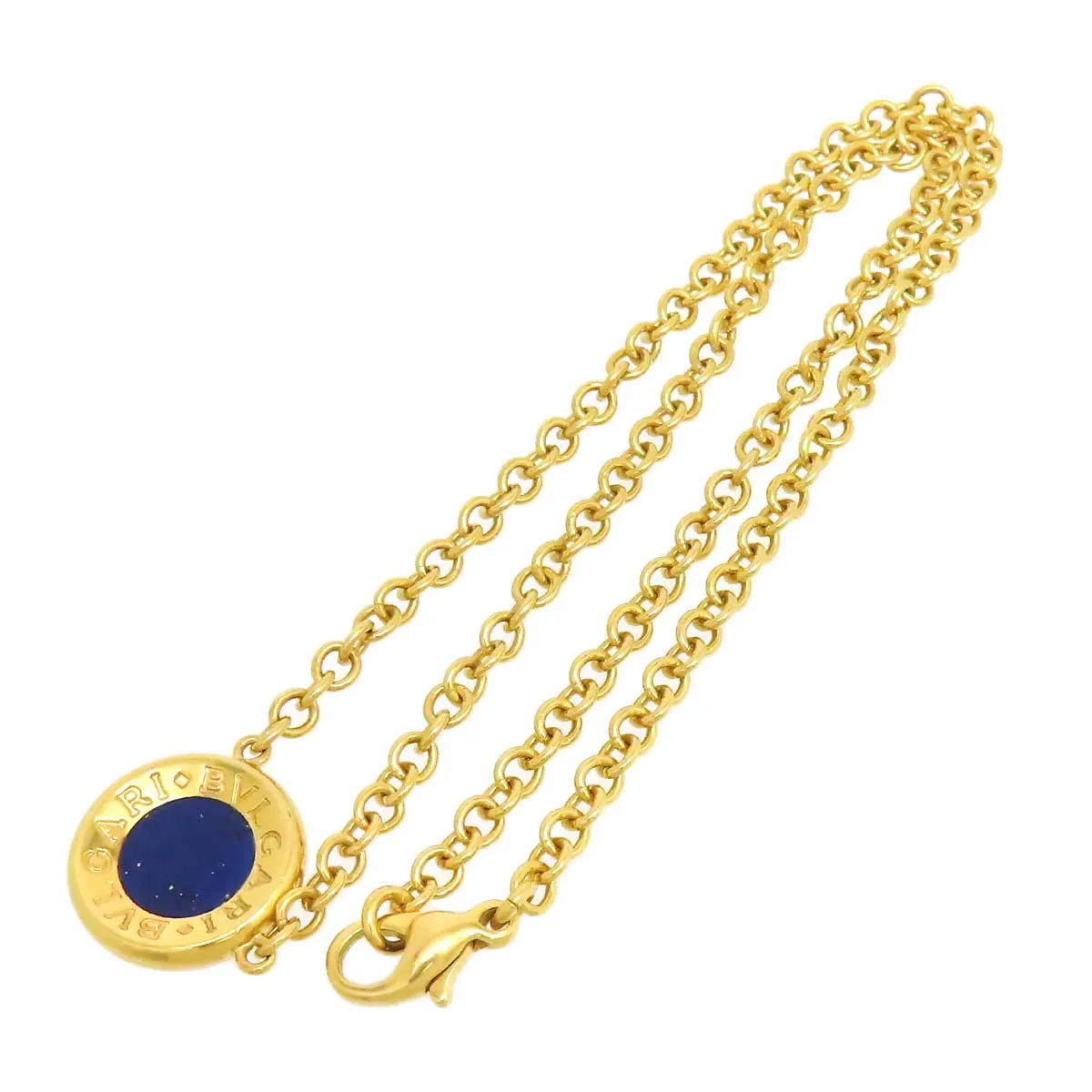 Bvlgari Necklace K18YG Lapis Lazuli