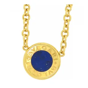 Bvlgari Necklace K18YG Lapis Lazuli