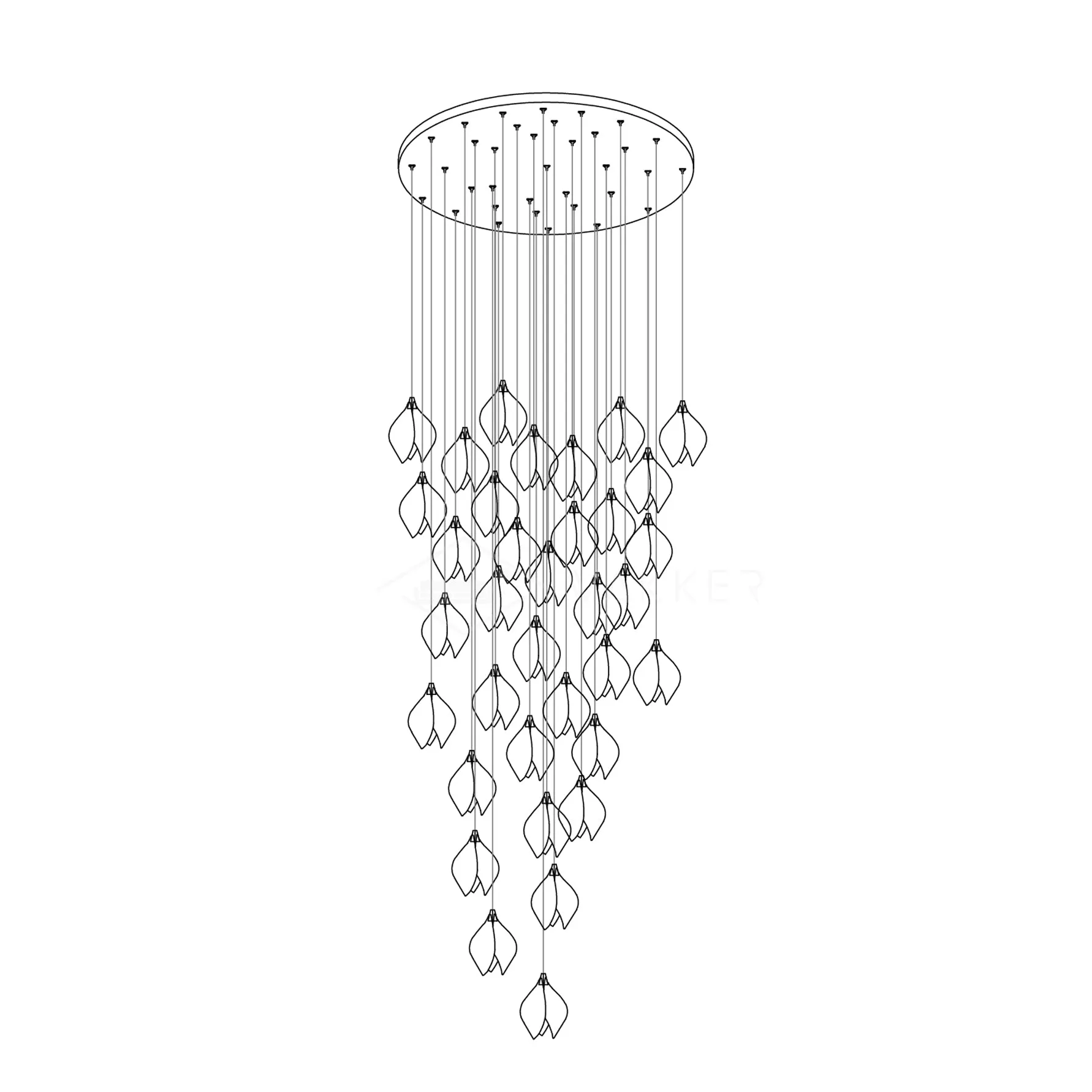 Celeste Flora Pendant Light