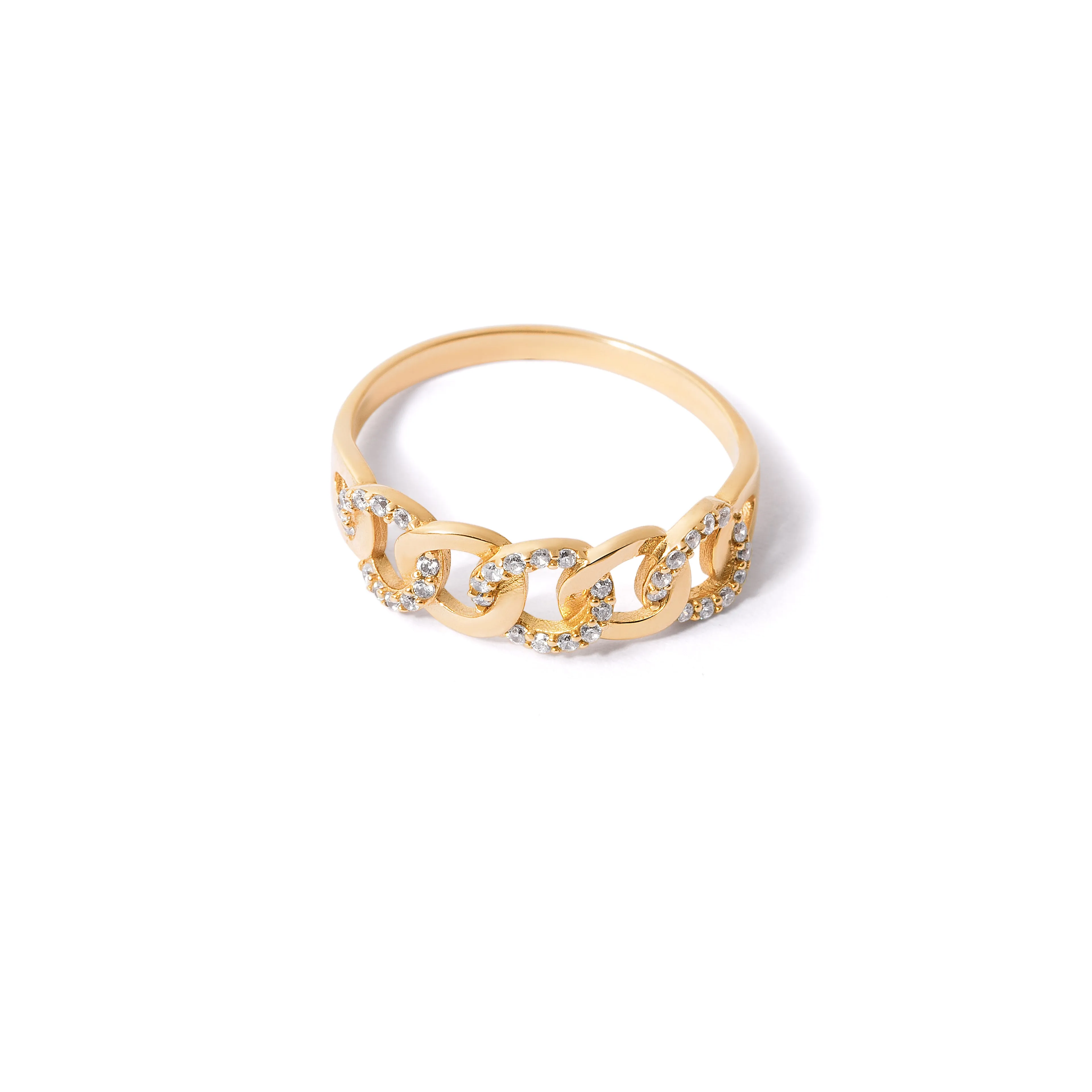 Chain Diamond Ring