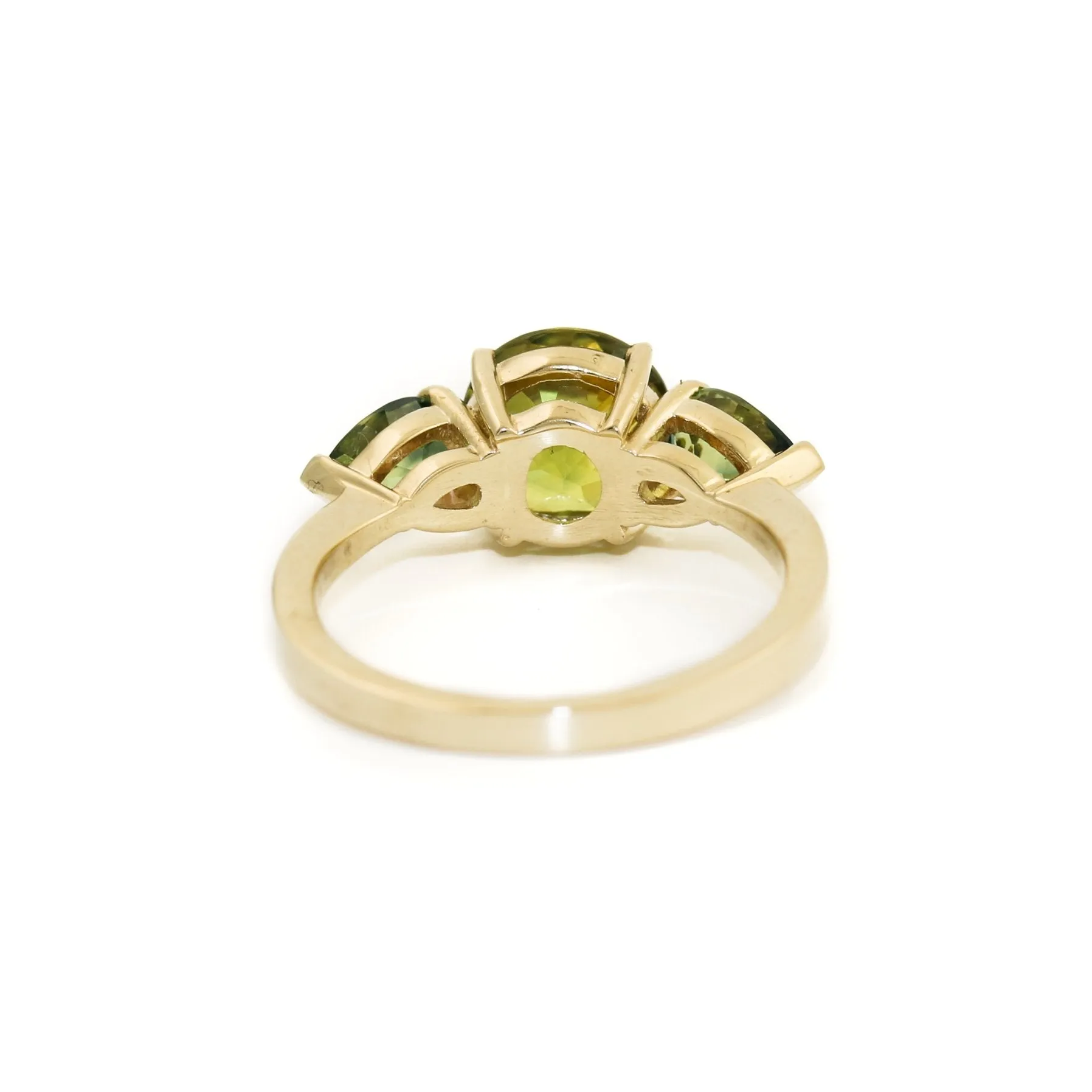 Chartreuse Sapphire Engagement Ring by Kingdom