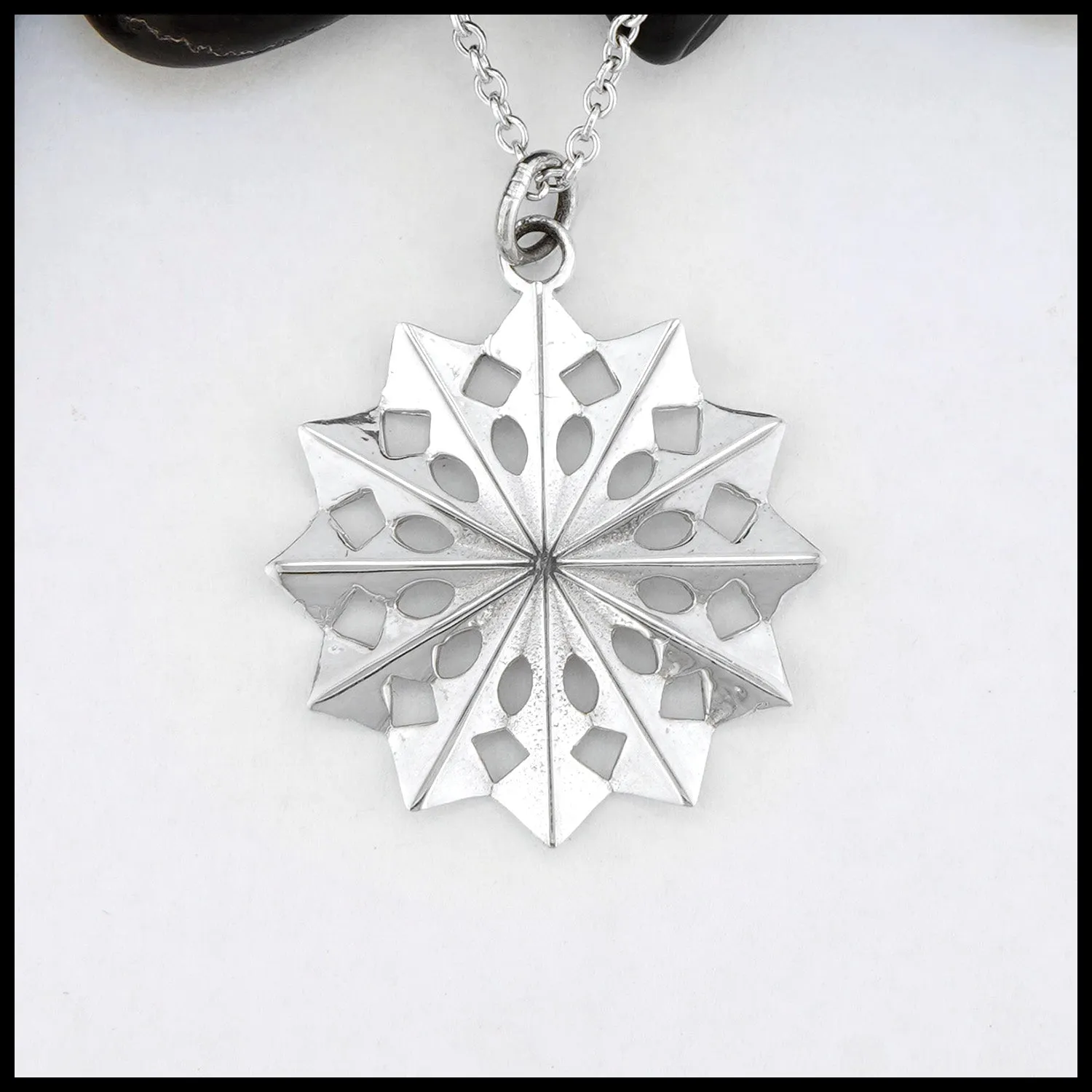 Cheryl's Snowflake Large Pendant