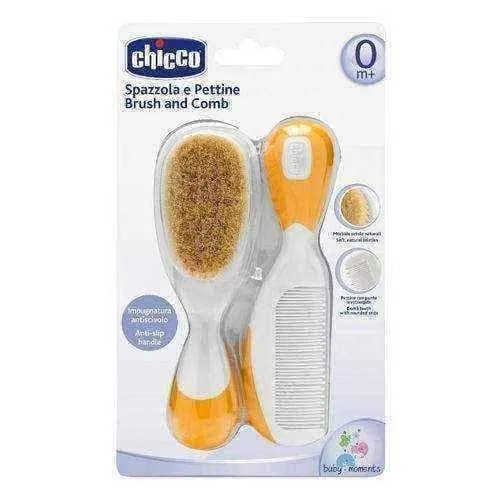 CHICCO Natural bristle brush   Orange 0  comb