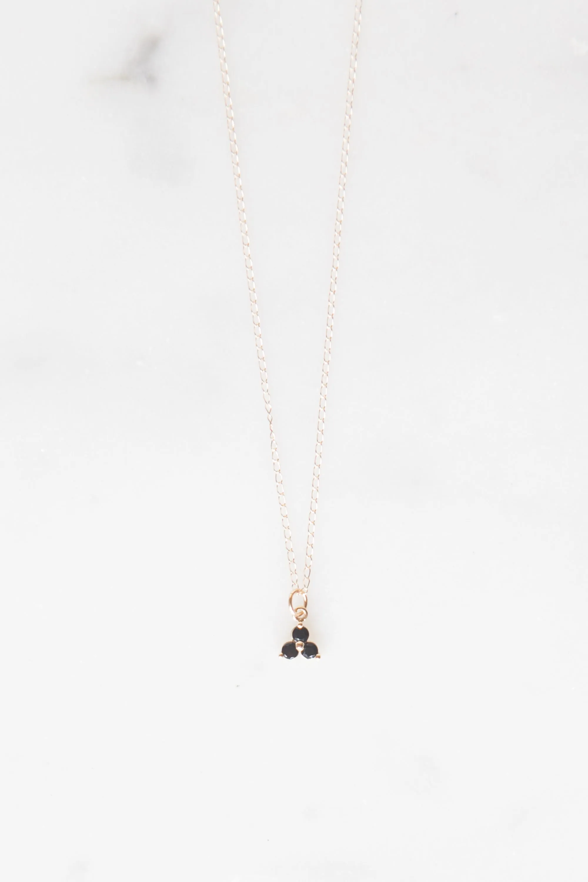 Cluster Necklace - Onyx